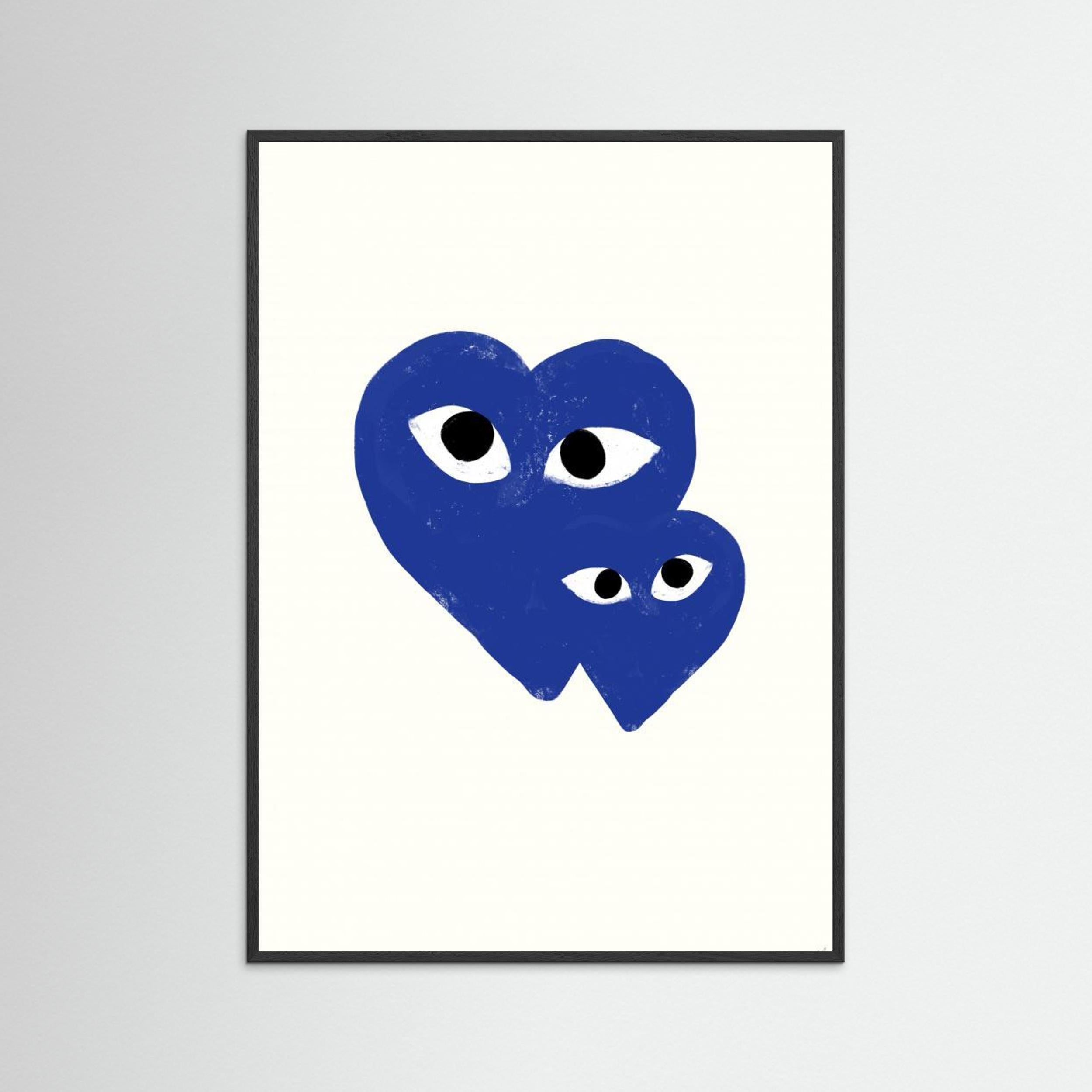 Blue Hearts by Anne Marie Volfova