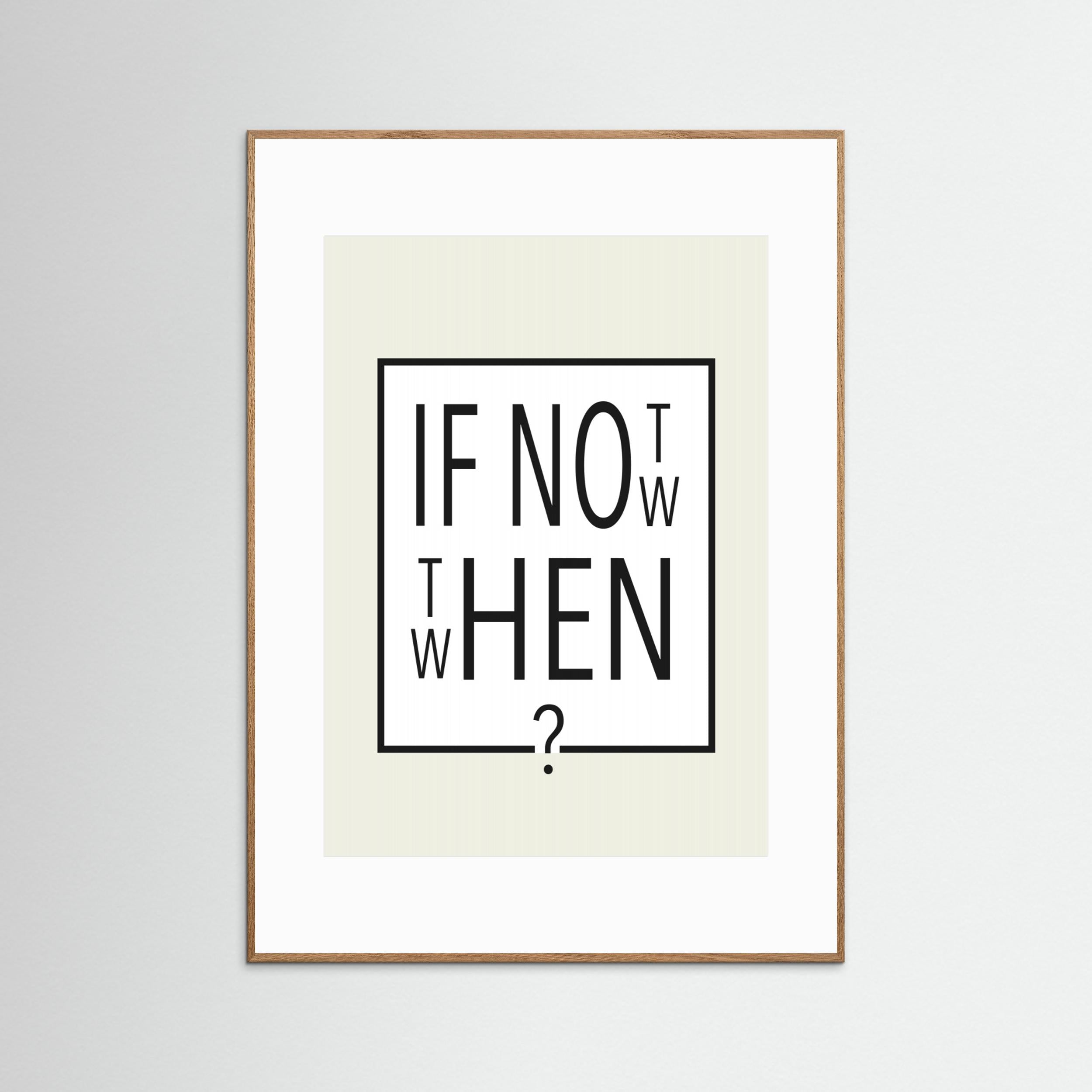 If not now - then when? by Andreas Magnusson