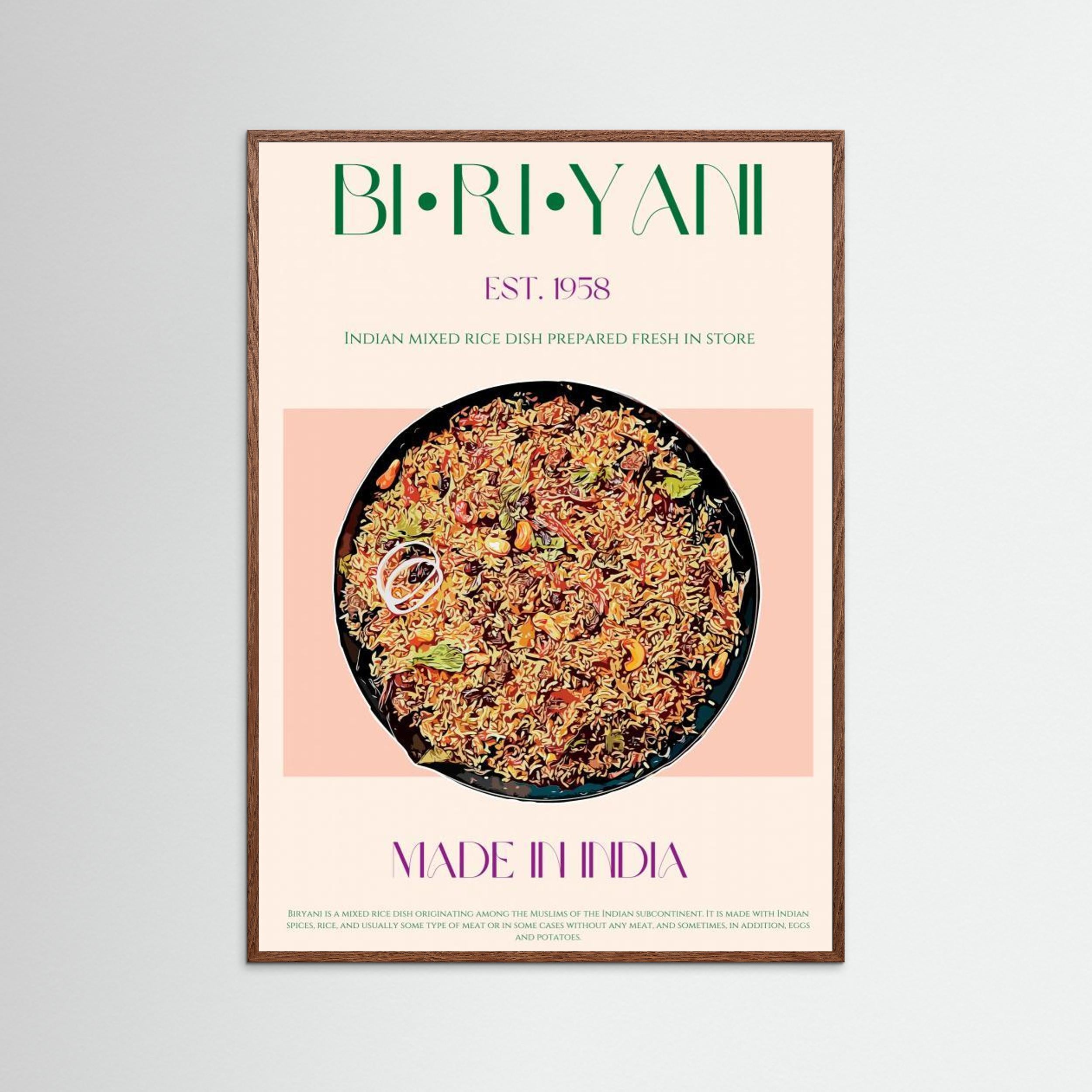 23ratiobiriyaniprint by Nazma Khokhar