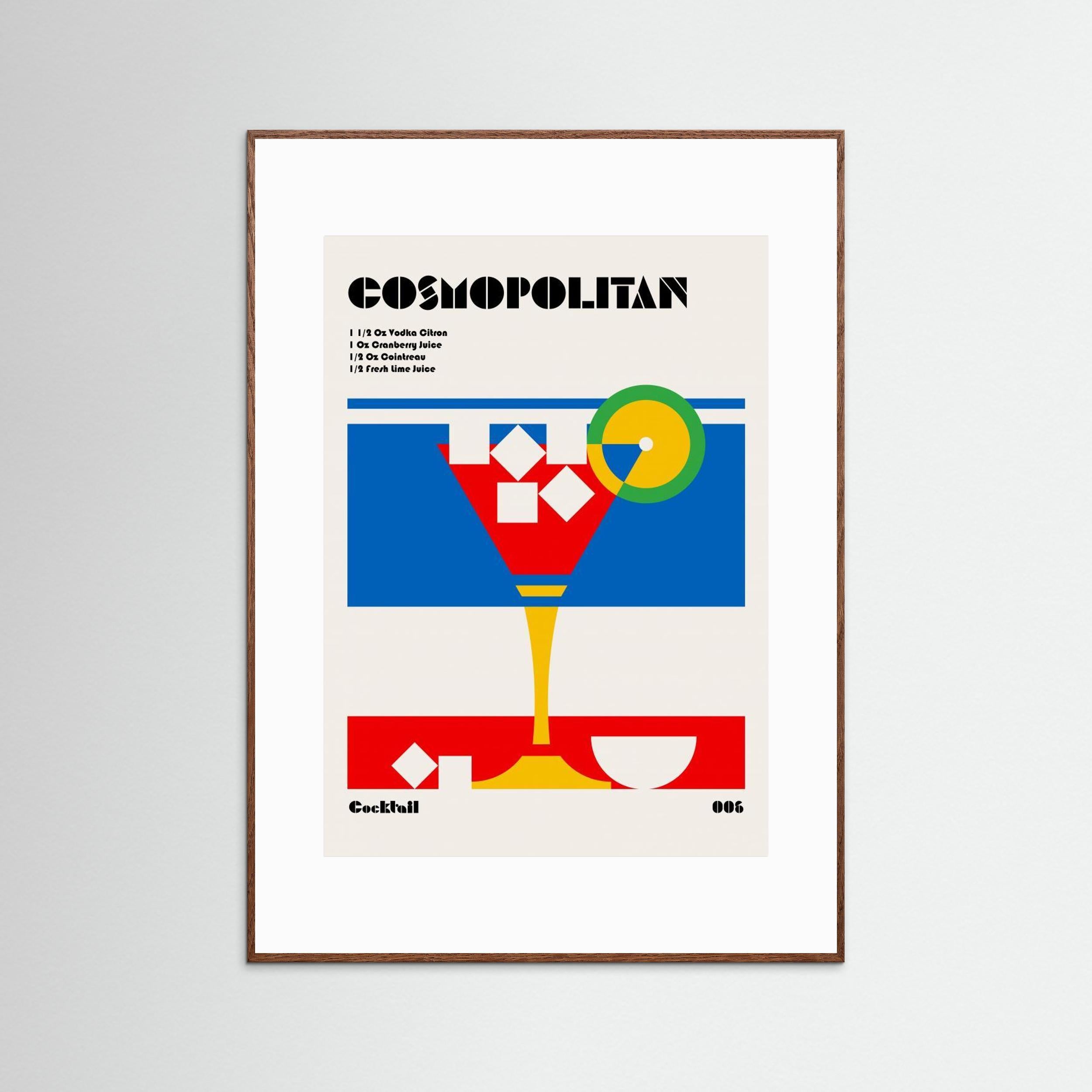 Cosmopolitan Bauhaus Cocktail by Retrodrome