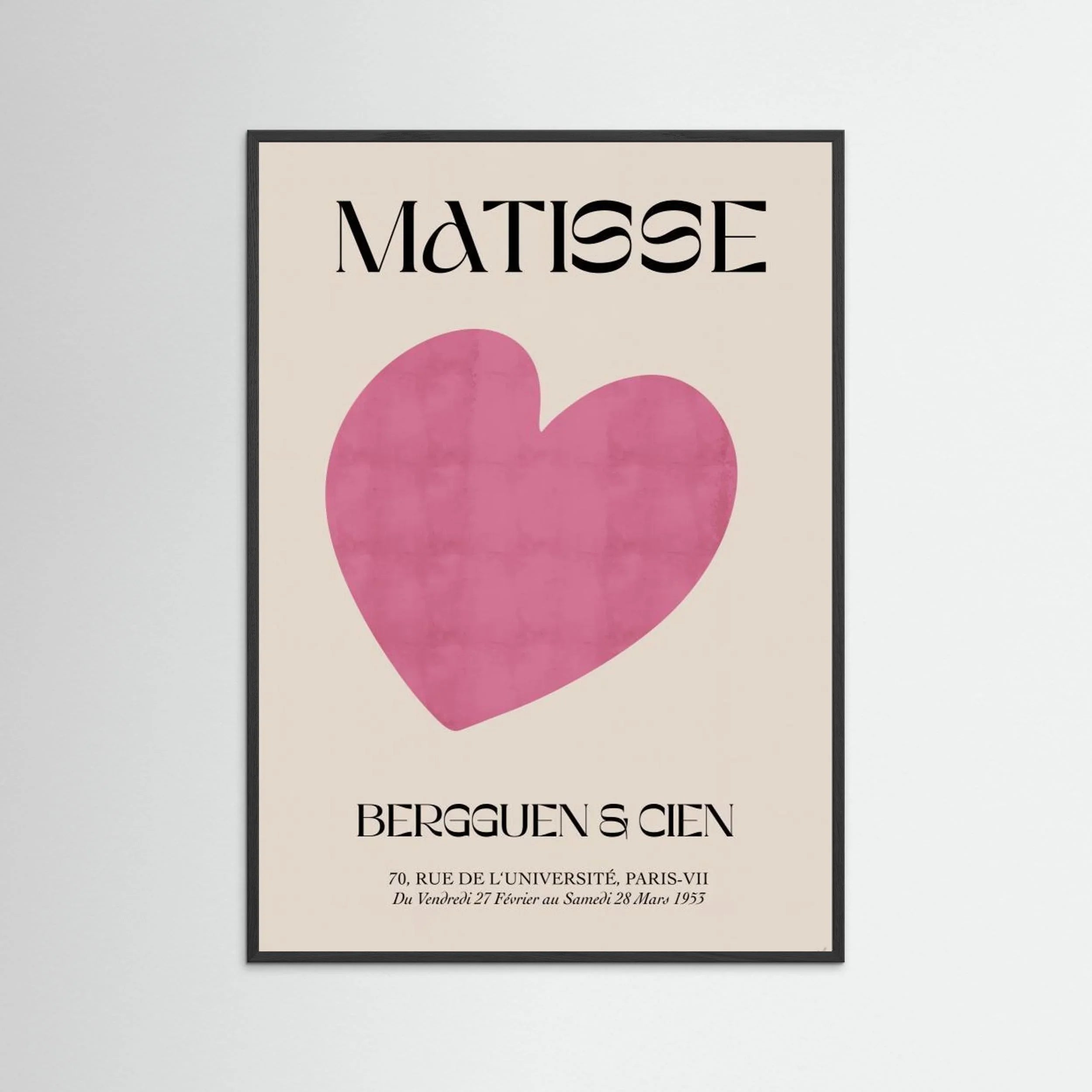 Pink Heart by Anne Marie Volfova - Fine Art Paper Print - dreamtprint.art - 14 x 21 cm / 5 x 8″ (A5)