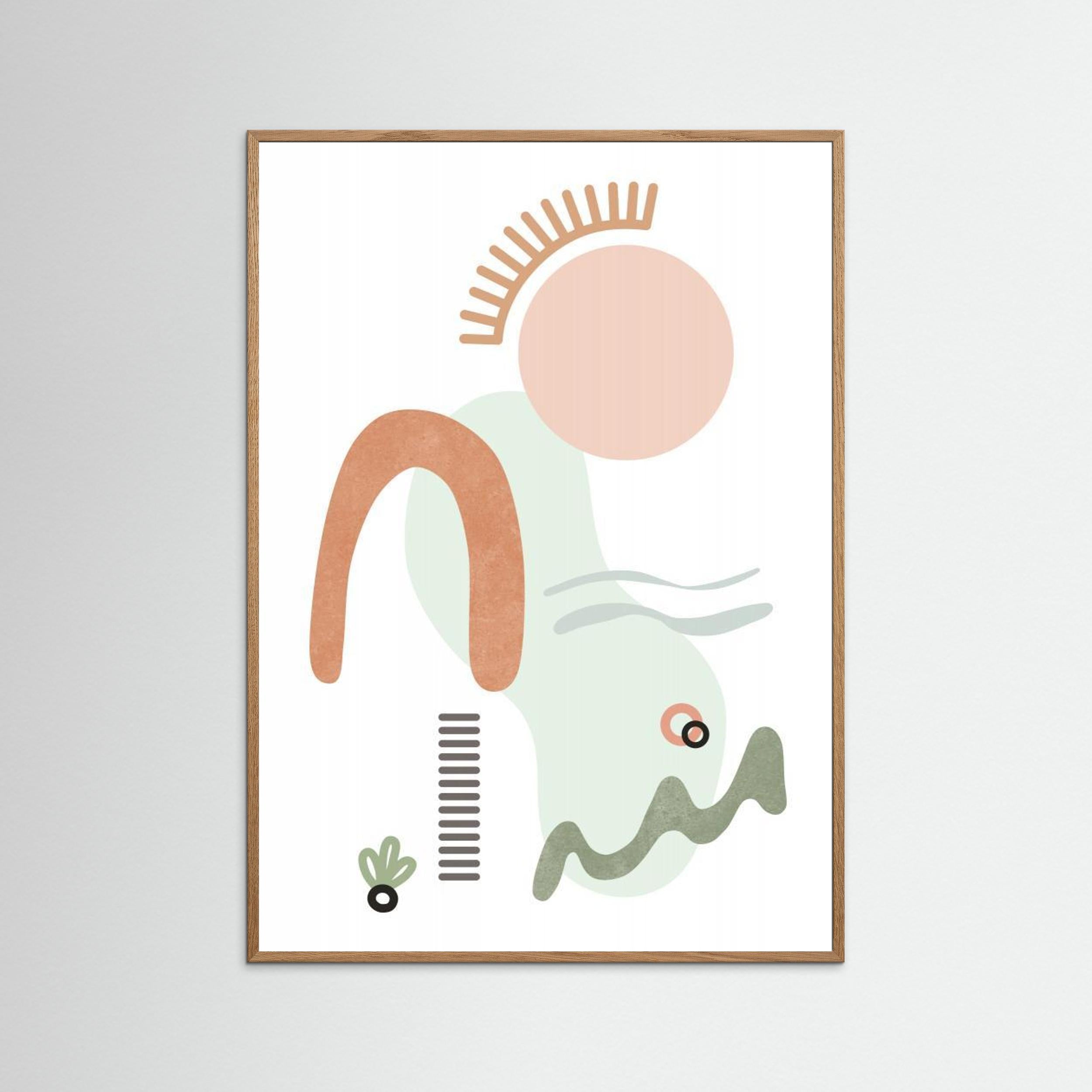 Tropical Villa Color and Shapes 20 by Amini54