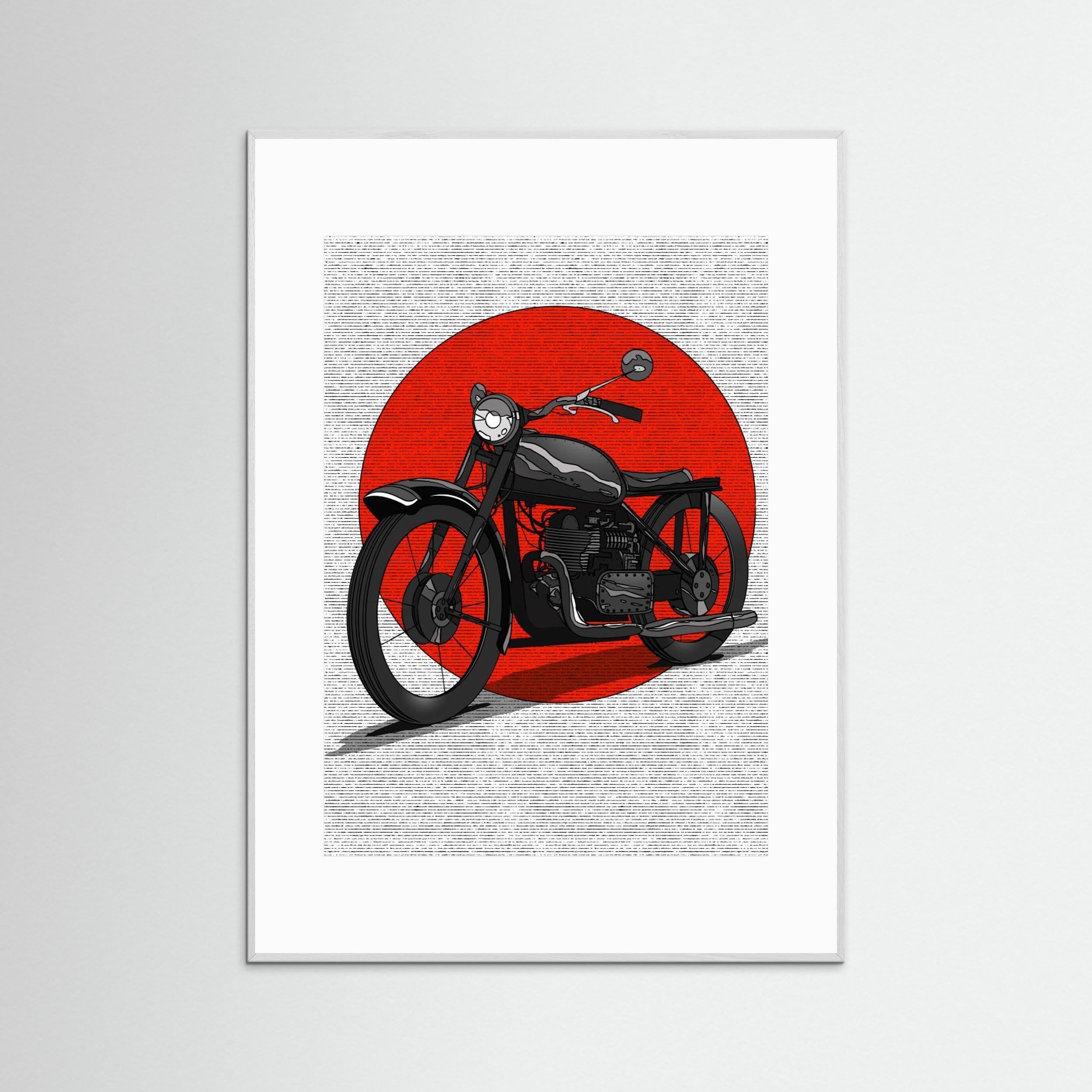 Japanese Motorbike by Nicholas