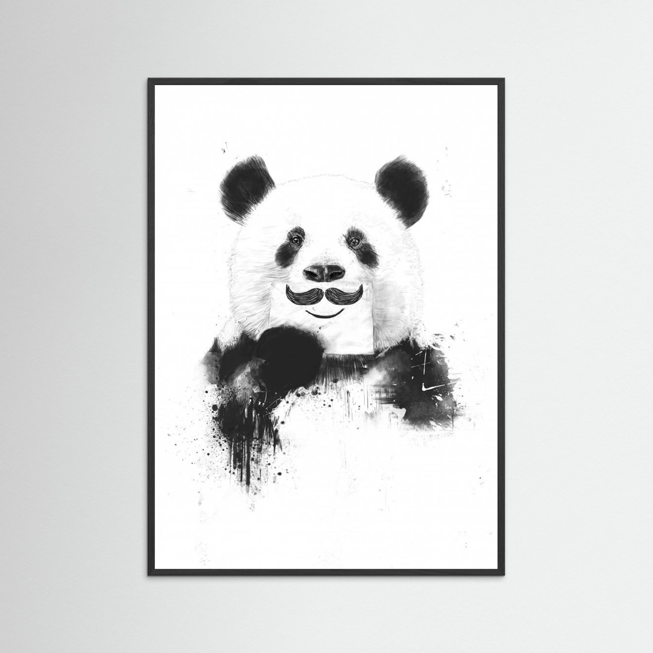 Funny panda by Balazs Solti