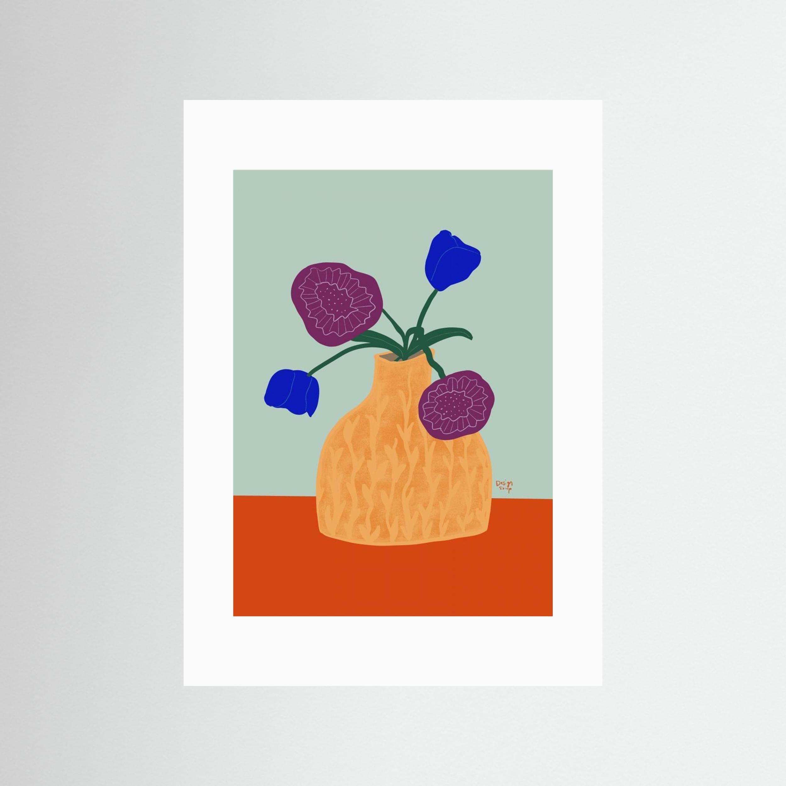 Potted Florals by Alix Campbell