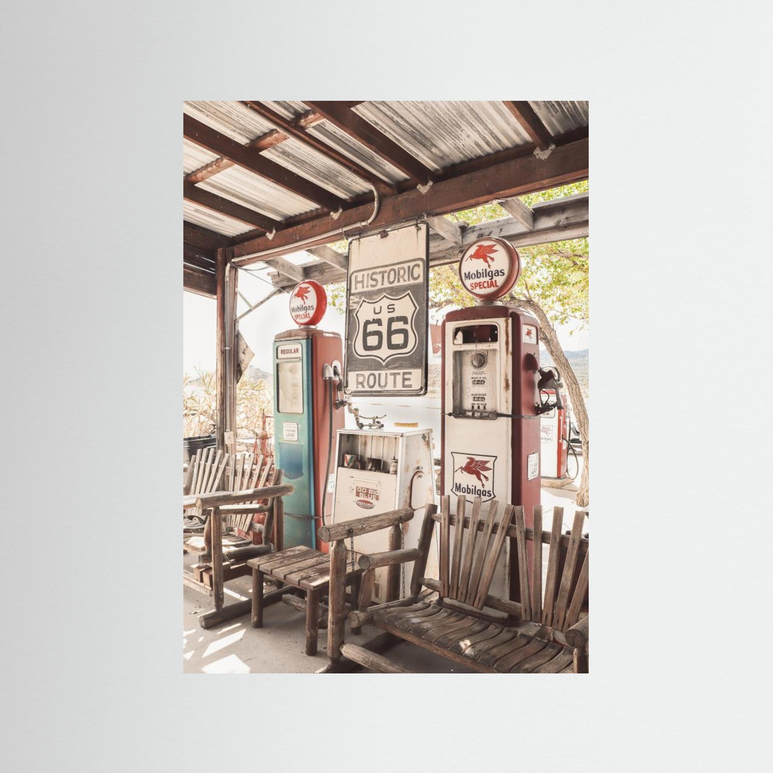 Route 66 Gas Station by Henrike Schenk