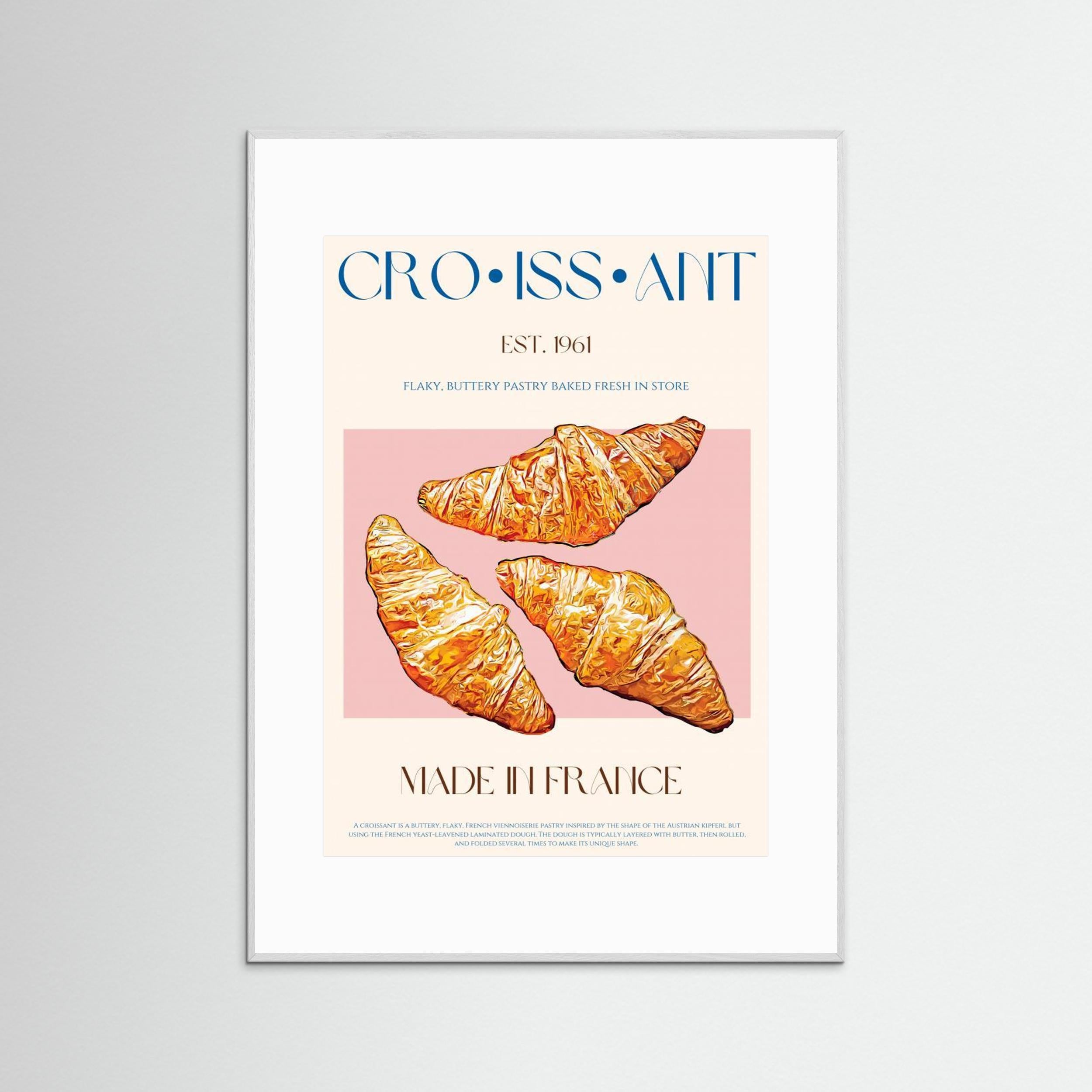 Croissant Print by Nazma Khokhar