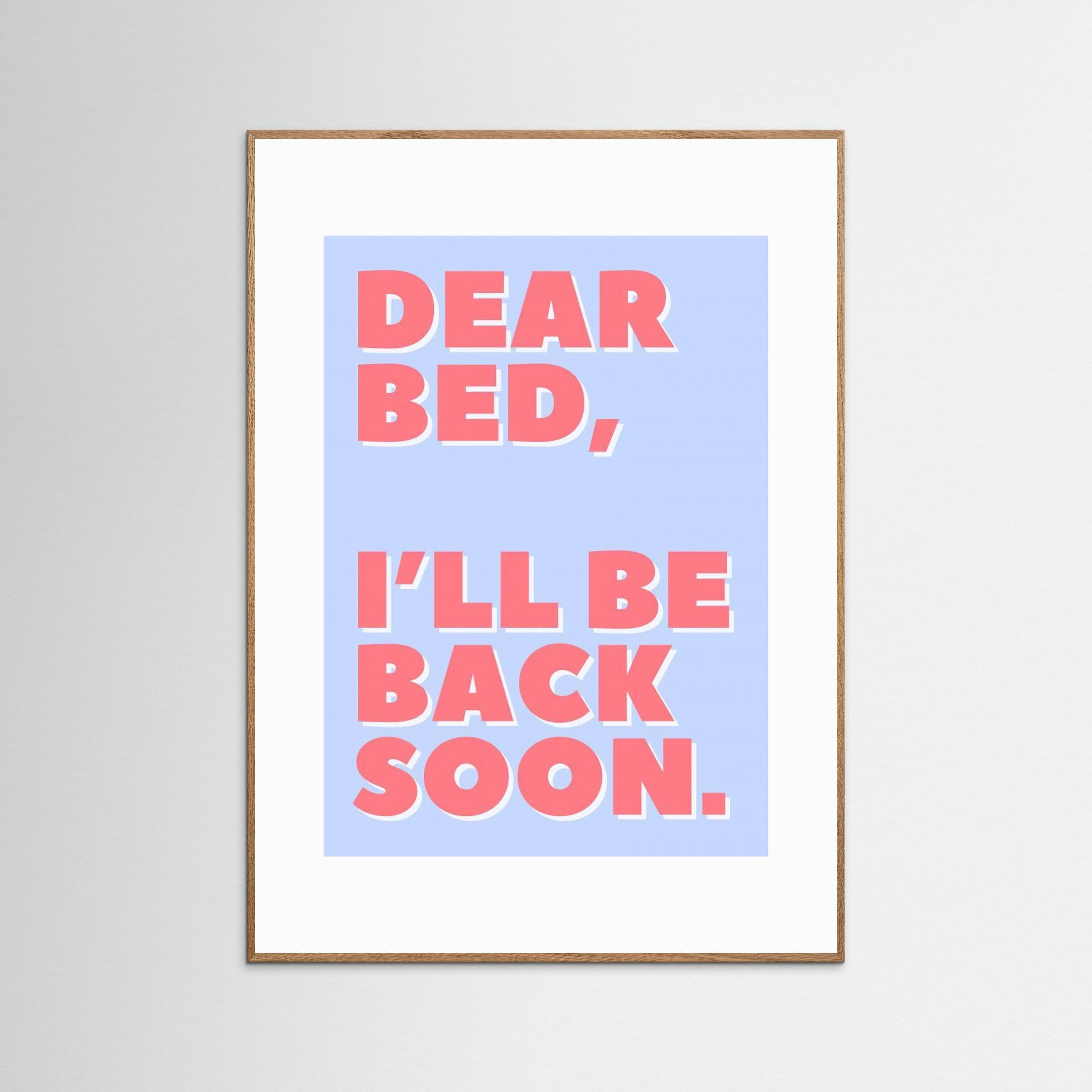 Dear Bed by Athene Fritsch