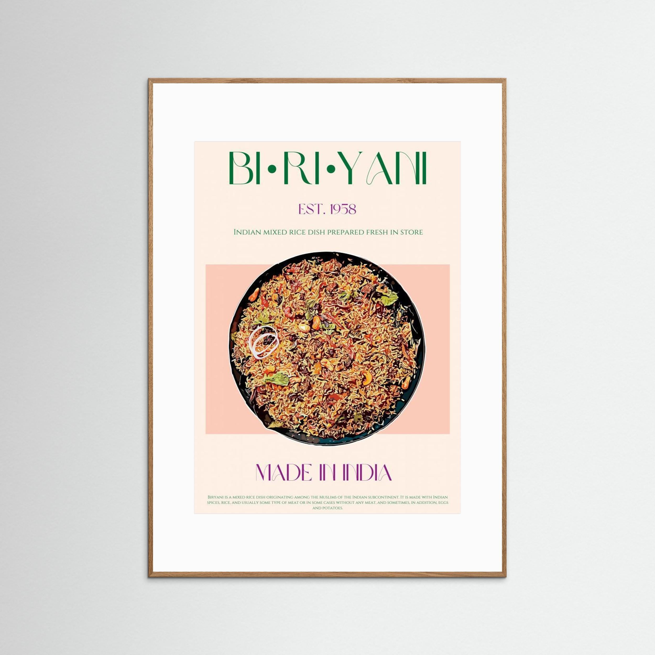 23ratiobiriyaniprint by Nazma Khokhar