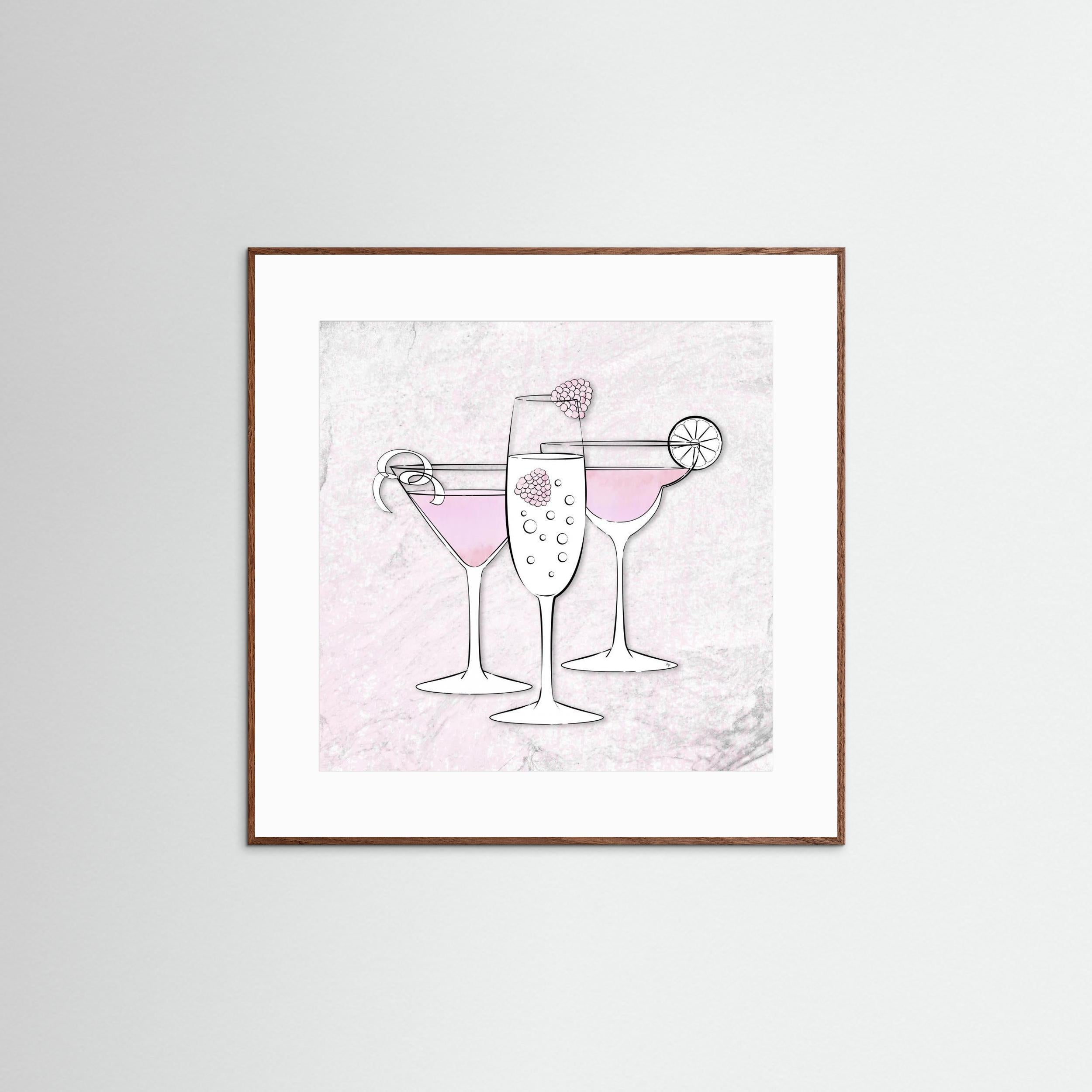 Pink Drinks by Martina