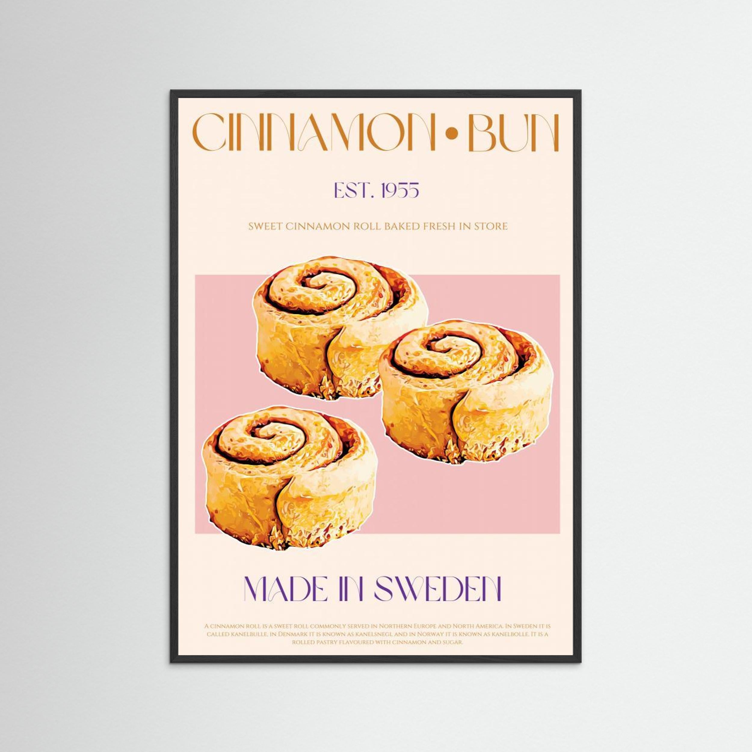 23ratiocinnamonbunprint by Nazma Khokhar