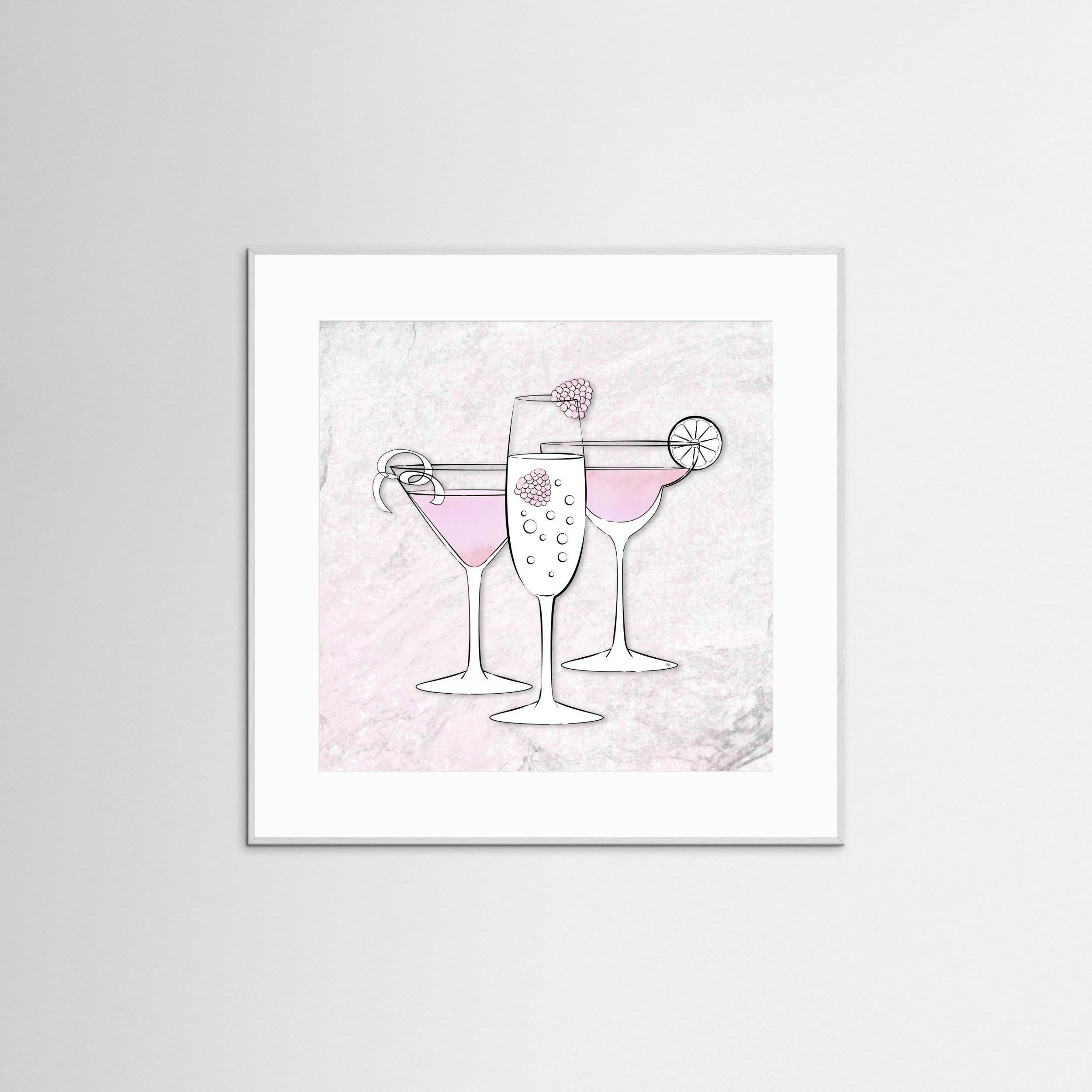 Pink Drinks by Martina