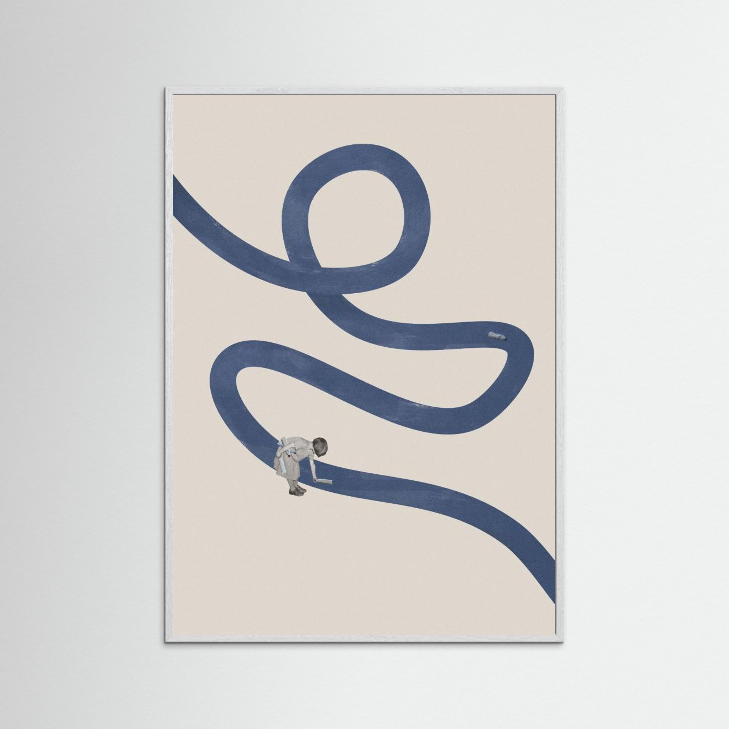 River cleanse by Maarten Léon - Fine Art Paper Print - dreamtprint.art - 14 x 21 cm / 5 x 8″ (A5)