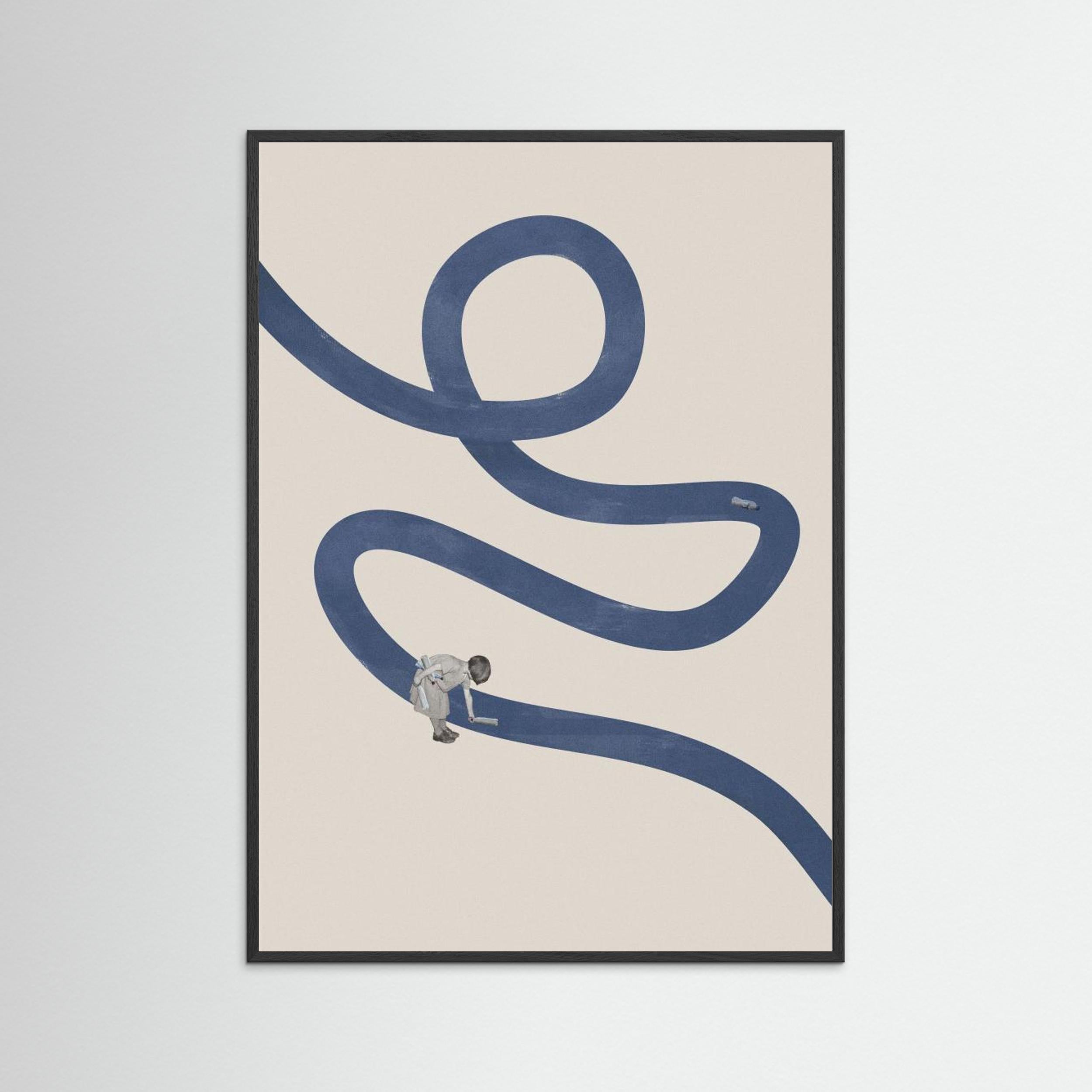 River cleanse by Maarten Léon - Fine Art Paper Print - dreamtprint.art - 14 x 21 cm / 5 x 8″ (A5)