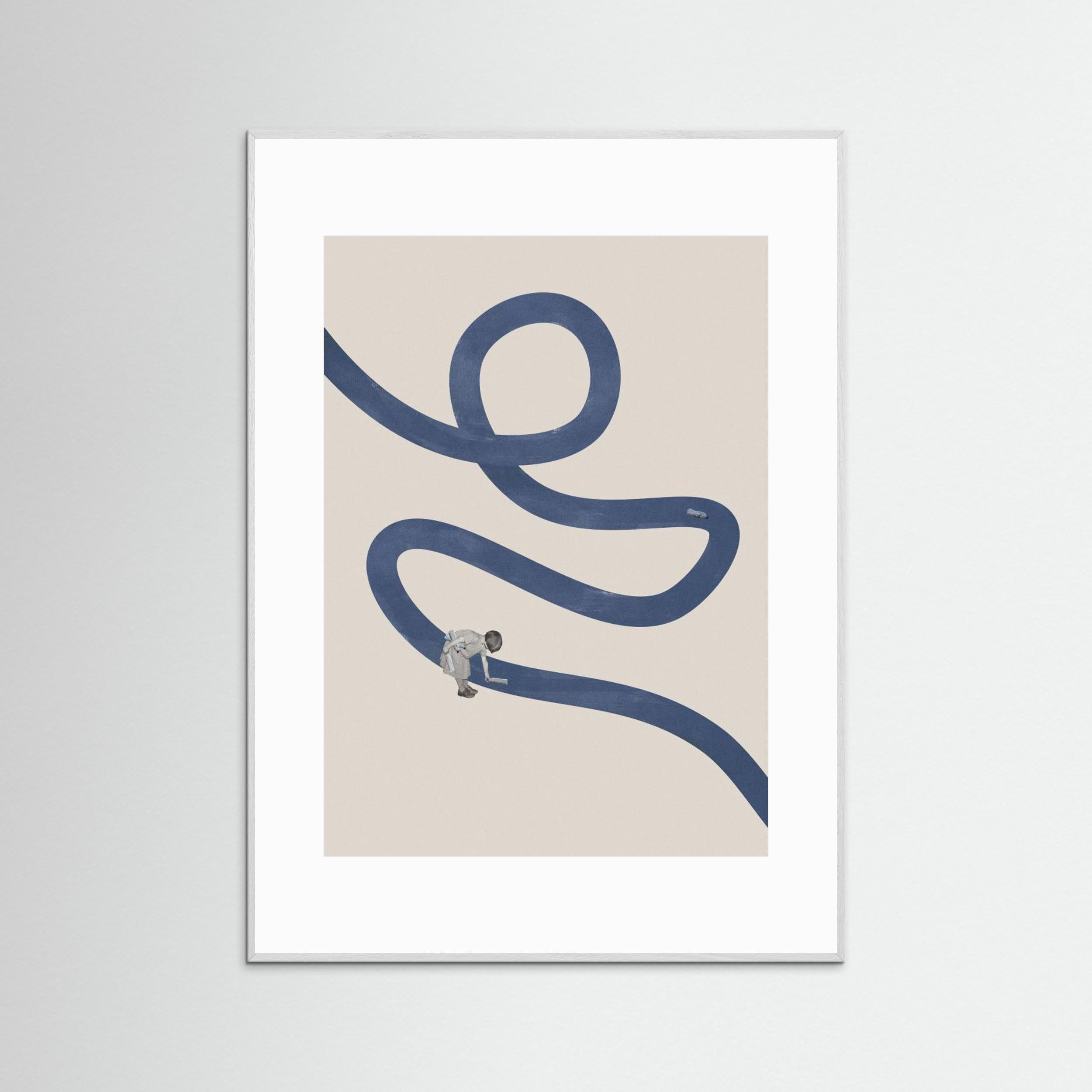 River cleanse by Maarten Léon - Fine Art Paper Print - dreamtprint.art - 14 x 21 cm / 5 x 8″ (A5)