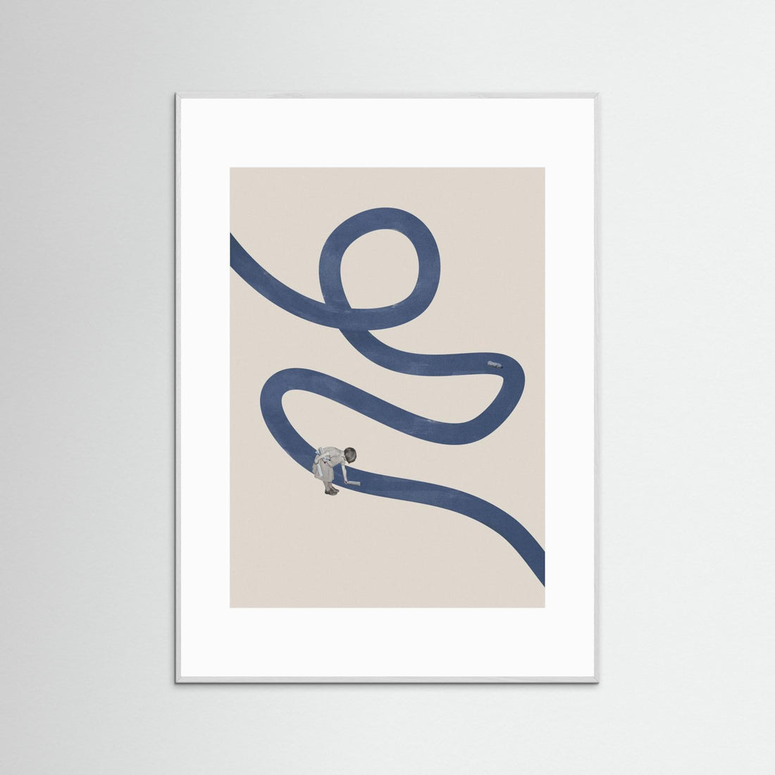 River cleanse by Maarten Léon - Fine Art Paper Print - dreamtprint.art - 14 x 21 cm / 5 x 8″ (A5)