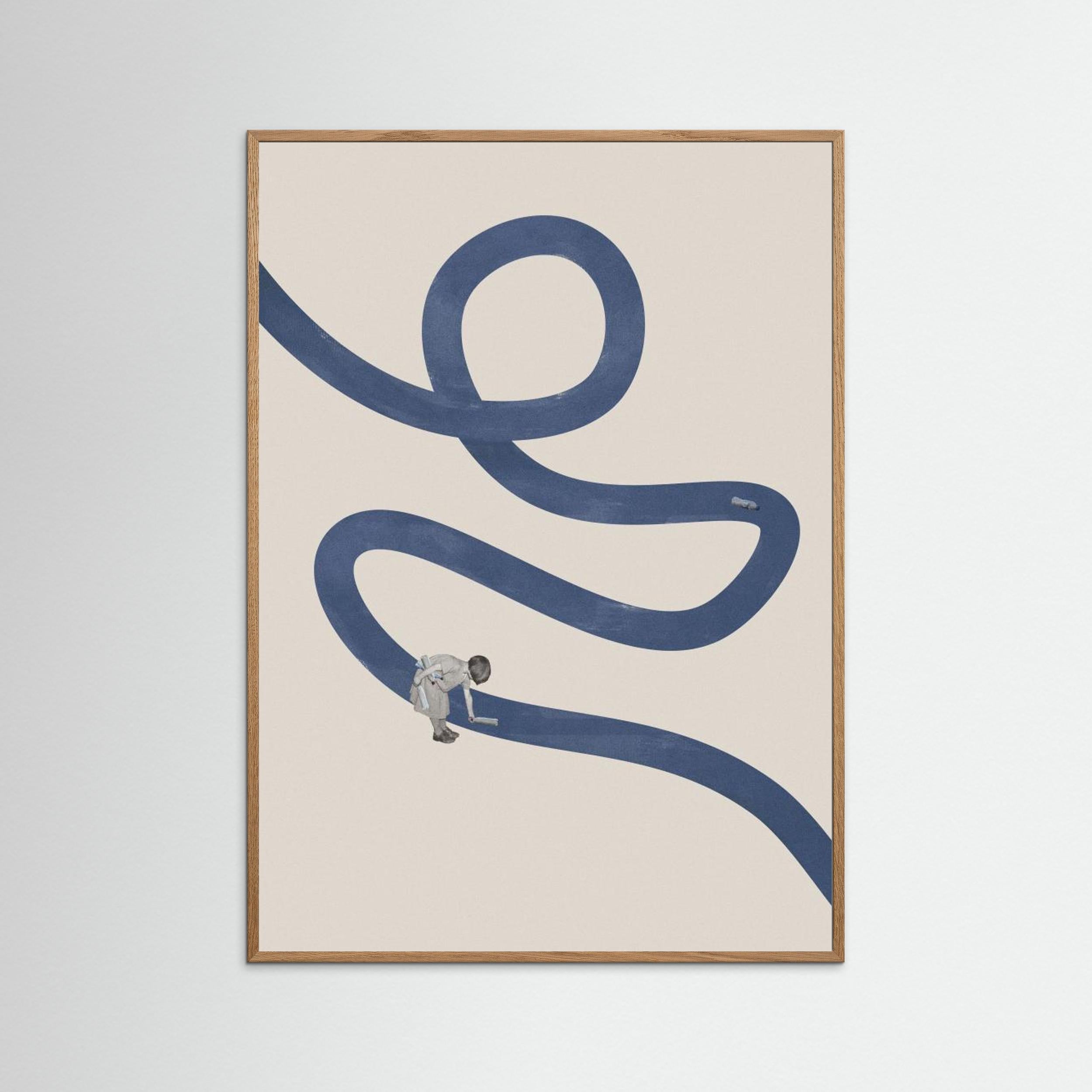 River cleanse by Maarten Léon - Fine Art Paper Print - dreamtprint.art - 14 x 21 cm / 5 x 8″ (A5)