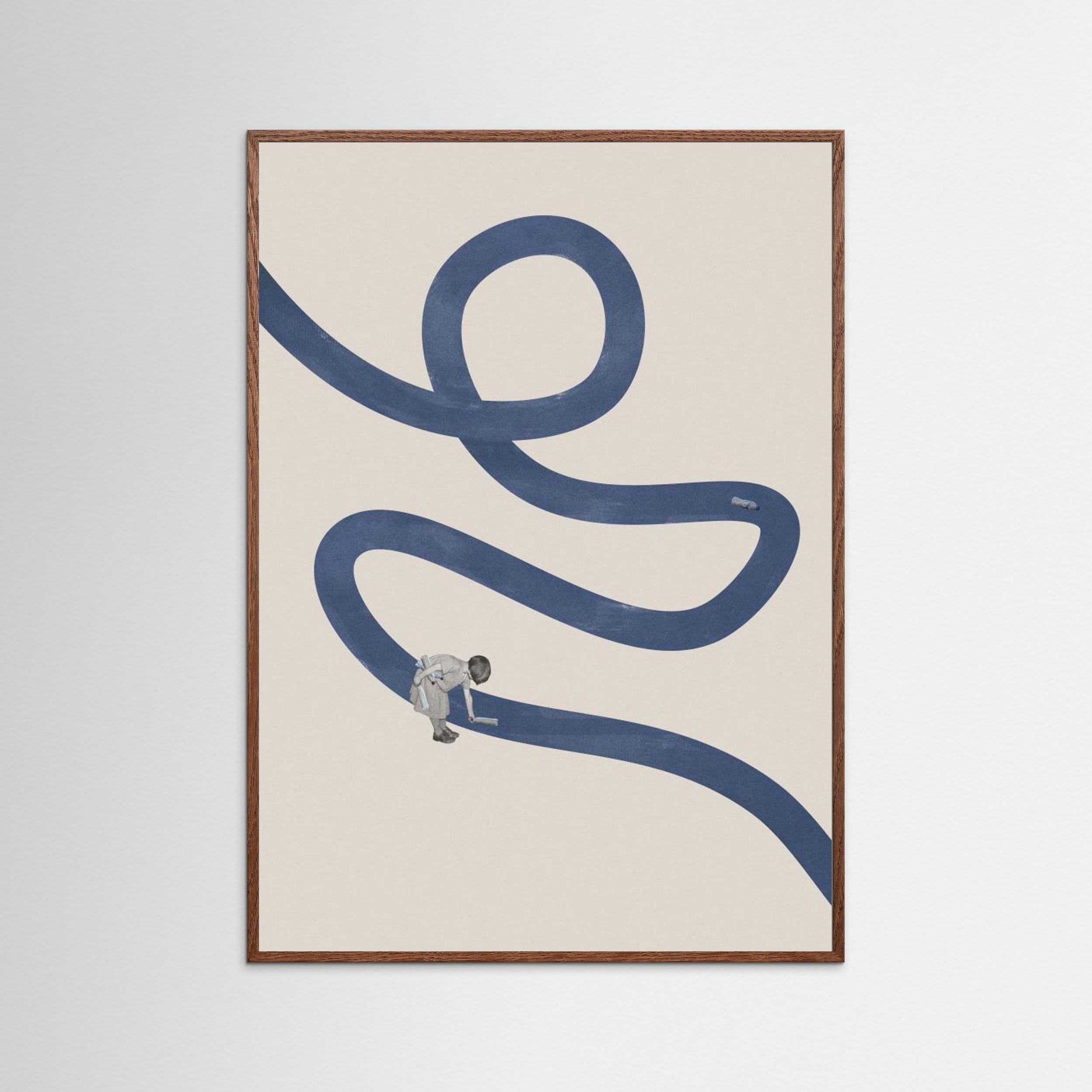 River cleanse by Maarten Léon - Fine Art Paper Print - dreamtprint.art - 14 x 21 cm / 5 x 8″ (A5)