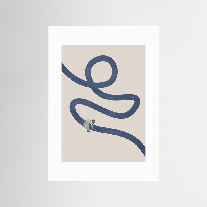 River cleanse by Maarten Léon - Fine Art Paper Print - dreamtprint.art - 14 x 21 cm / 5 x 8″ (A5)