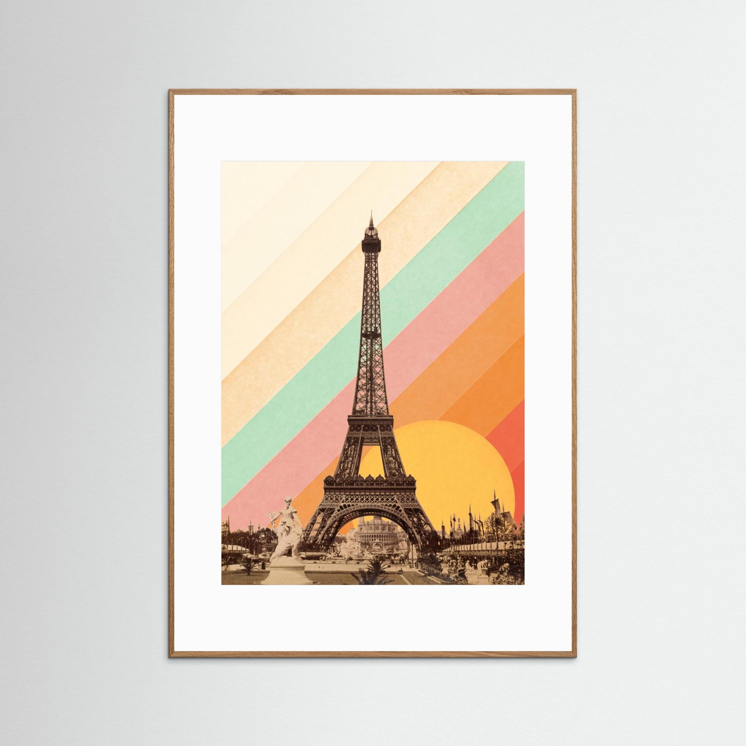 Eiffel Tower Rainbow by Florent Bodart