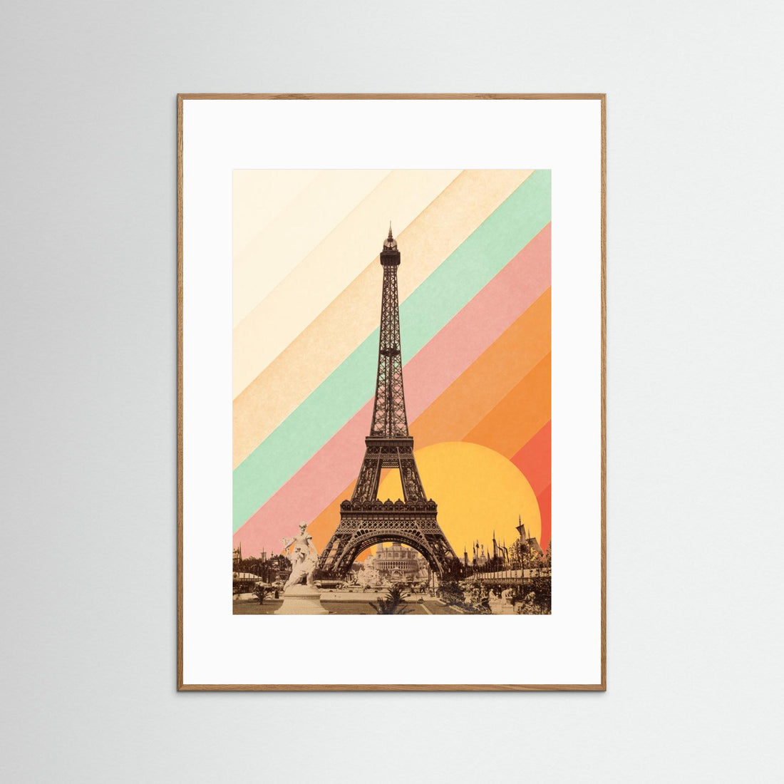 Eiffel Tower Rainbow by Florent Bodart