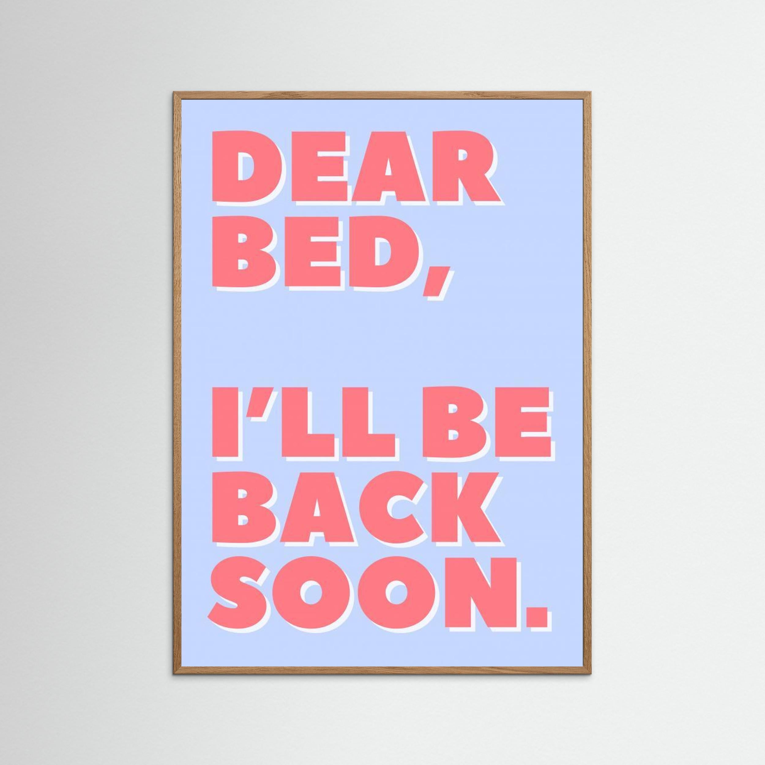 Dear Bed by Athene Fritsch