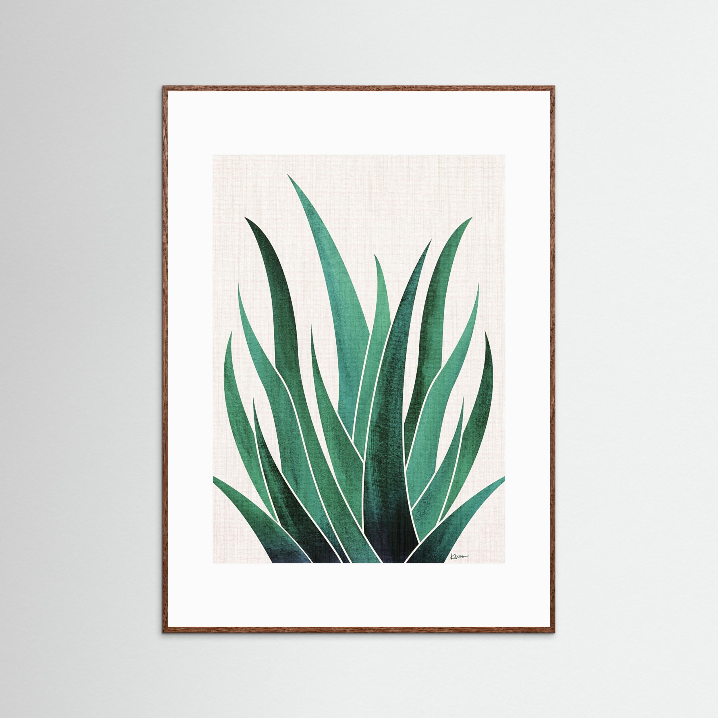 Desert Agave Cactus by Kristian Gallagher