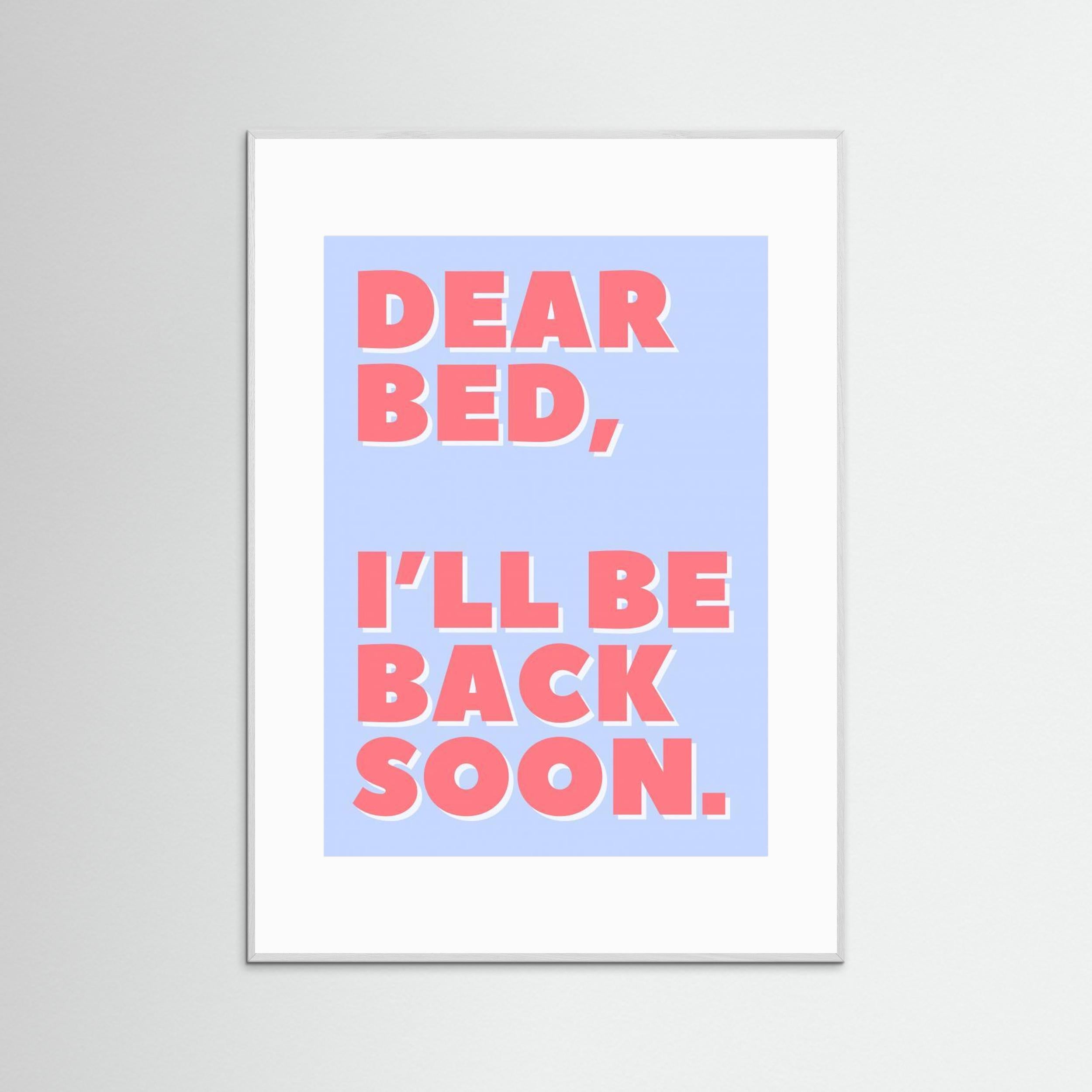 Dear Bed by Athene Fritsch