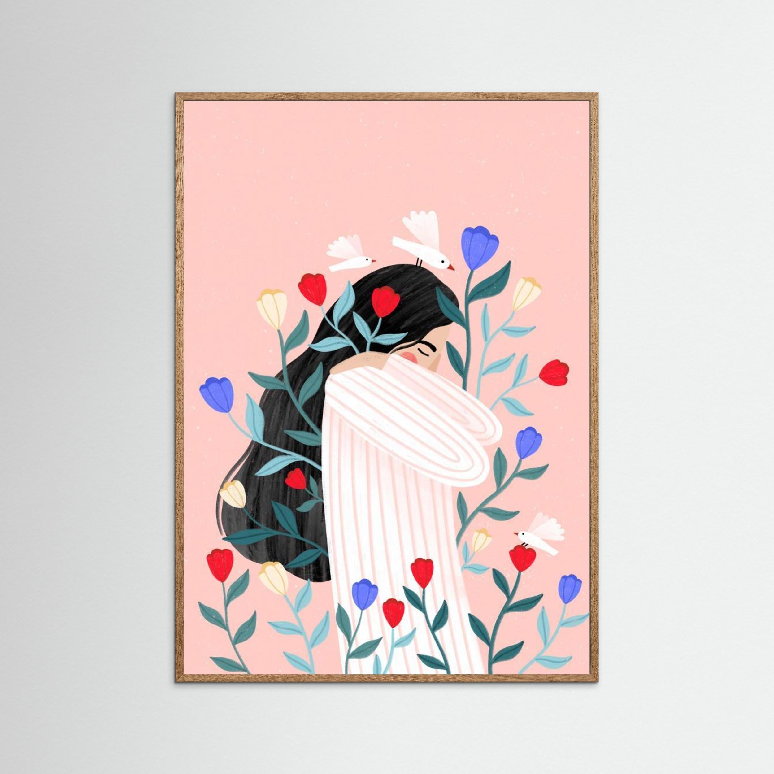 Self Love by Bea Müller - Fine Art Paper Print - dreamtprint.art - 14 x 21 cm / 5 x 8″ (A5)