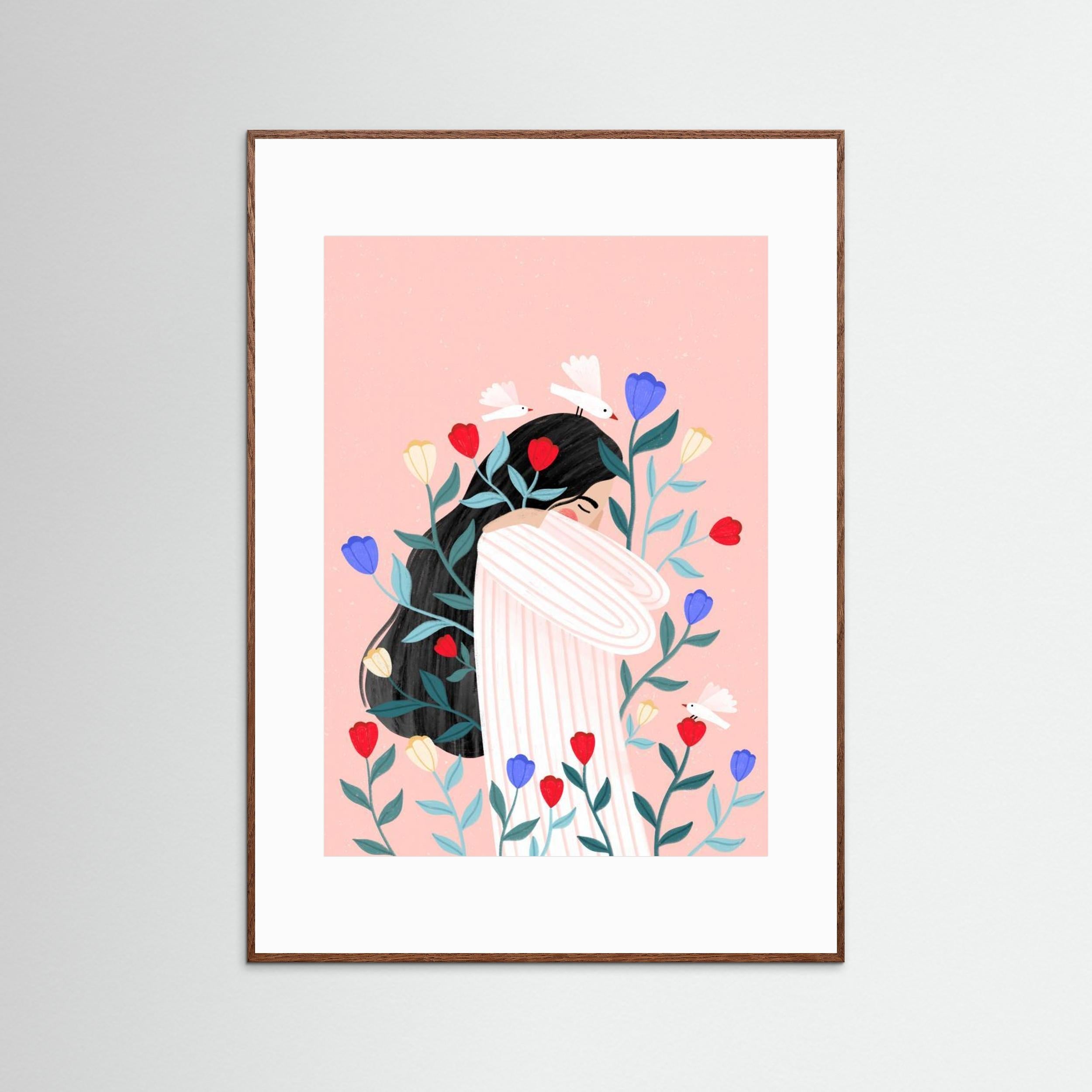 Self Love by Bea Müller - Fine Art Paper Print - dreamtprint.art - 14 x 21 cm / 5 x 8″ (A5)