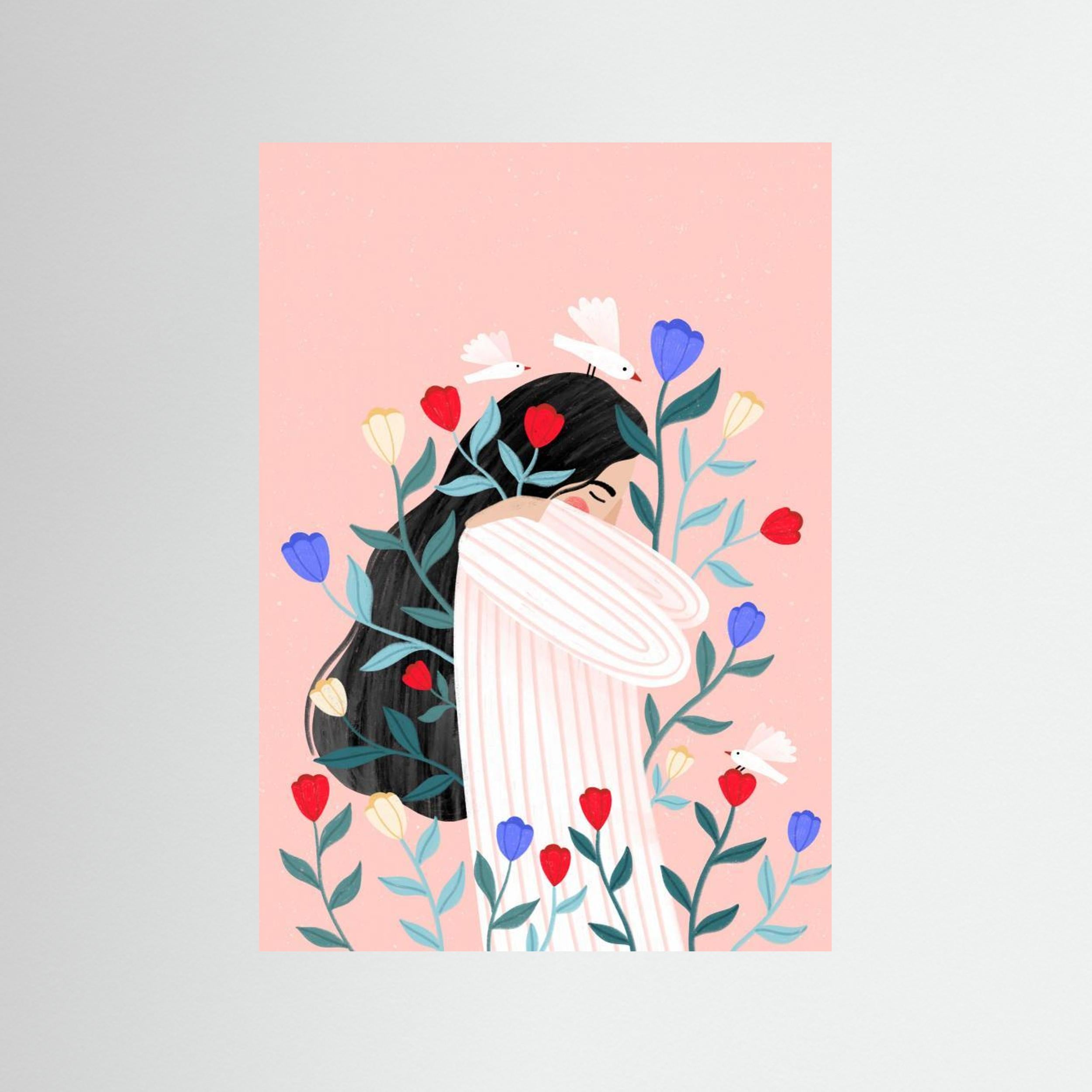 Self Love by Bea Müller - Fine Art Paper Print - dreamtprint.art - 14 x 21 cm / 5 x 8″ (A5)