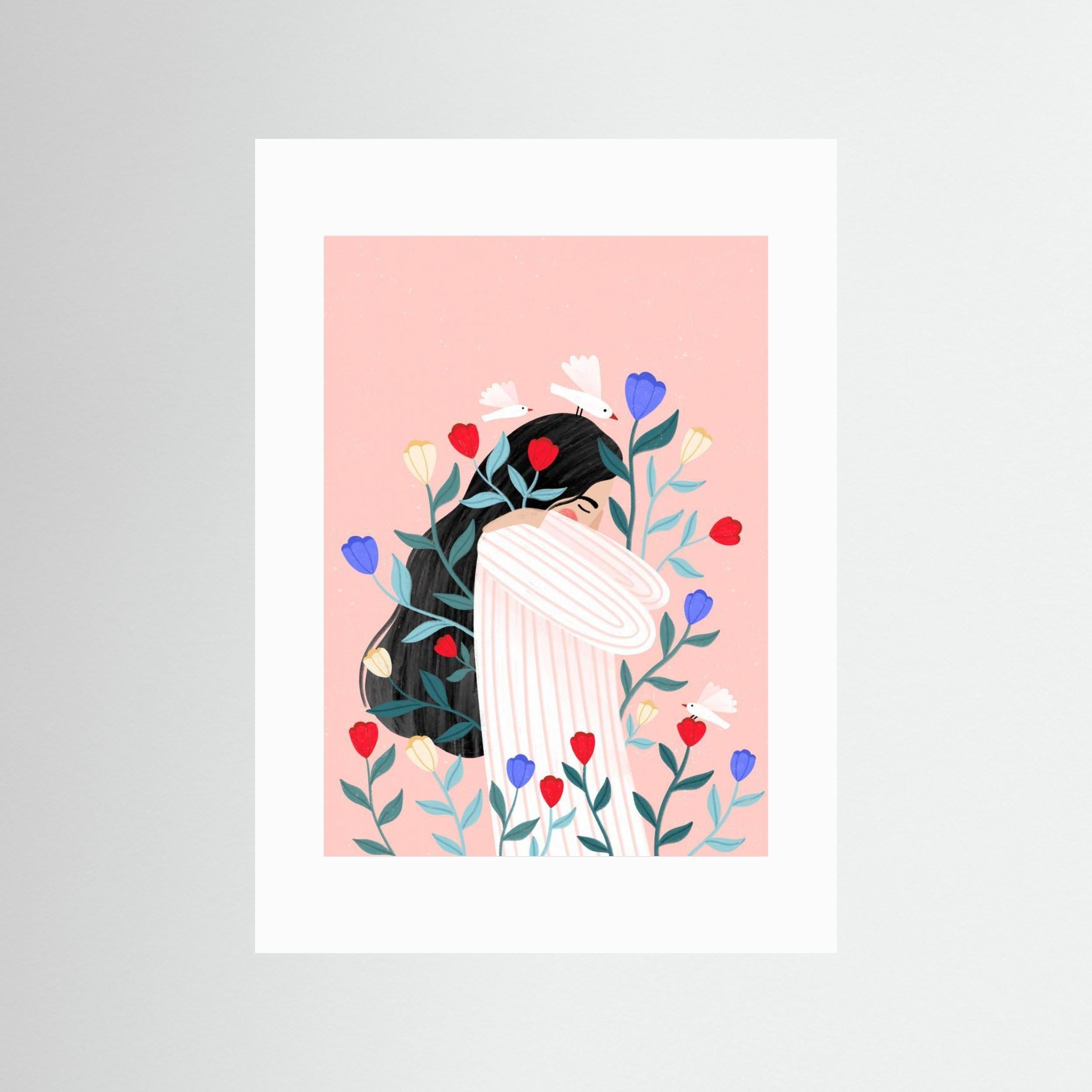 Self Love by Bea Müller - Fine Art Paper Print - dreamtprint.art - 14 x 21 cm / 5 x 8″ (A5)