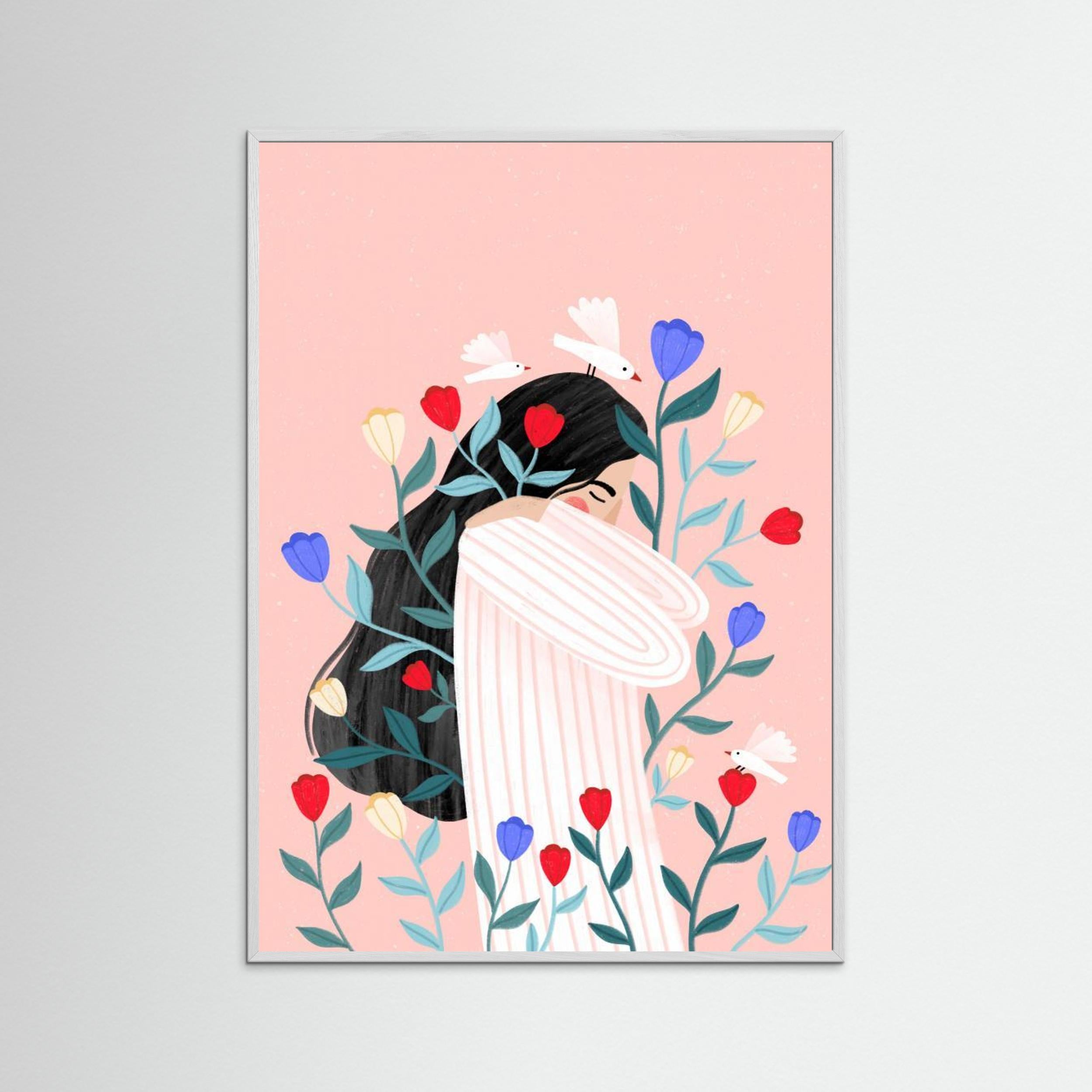 Self Love by Bea Müller - Fine Art Paper Print - dreamtprint.art - 14 x 21 cm / 5 x 8″ (A5)