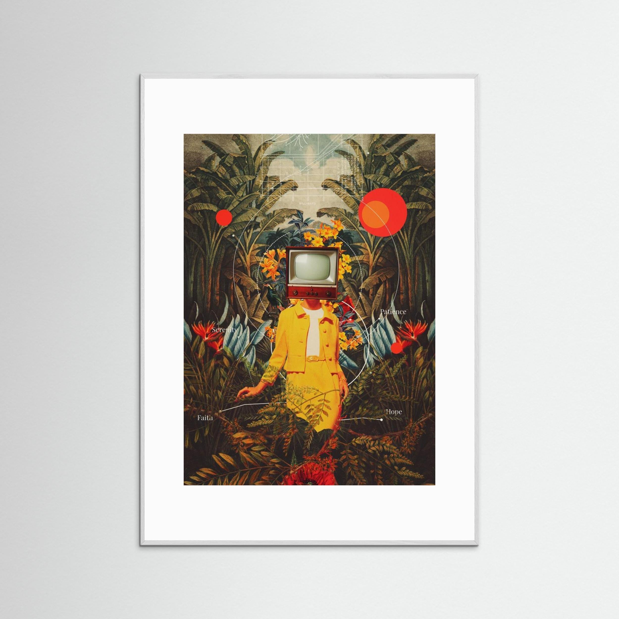 She Came From the Wilderness by Frank Moth - Fine Art Paper Print - dreamtprint.art - 14 x 21 cm / 5 x 8″ (A5)