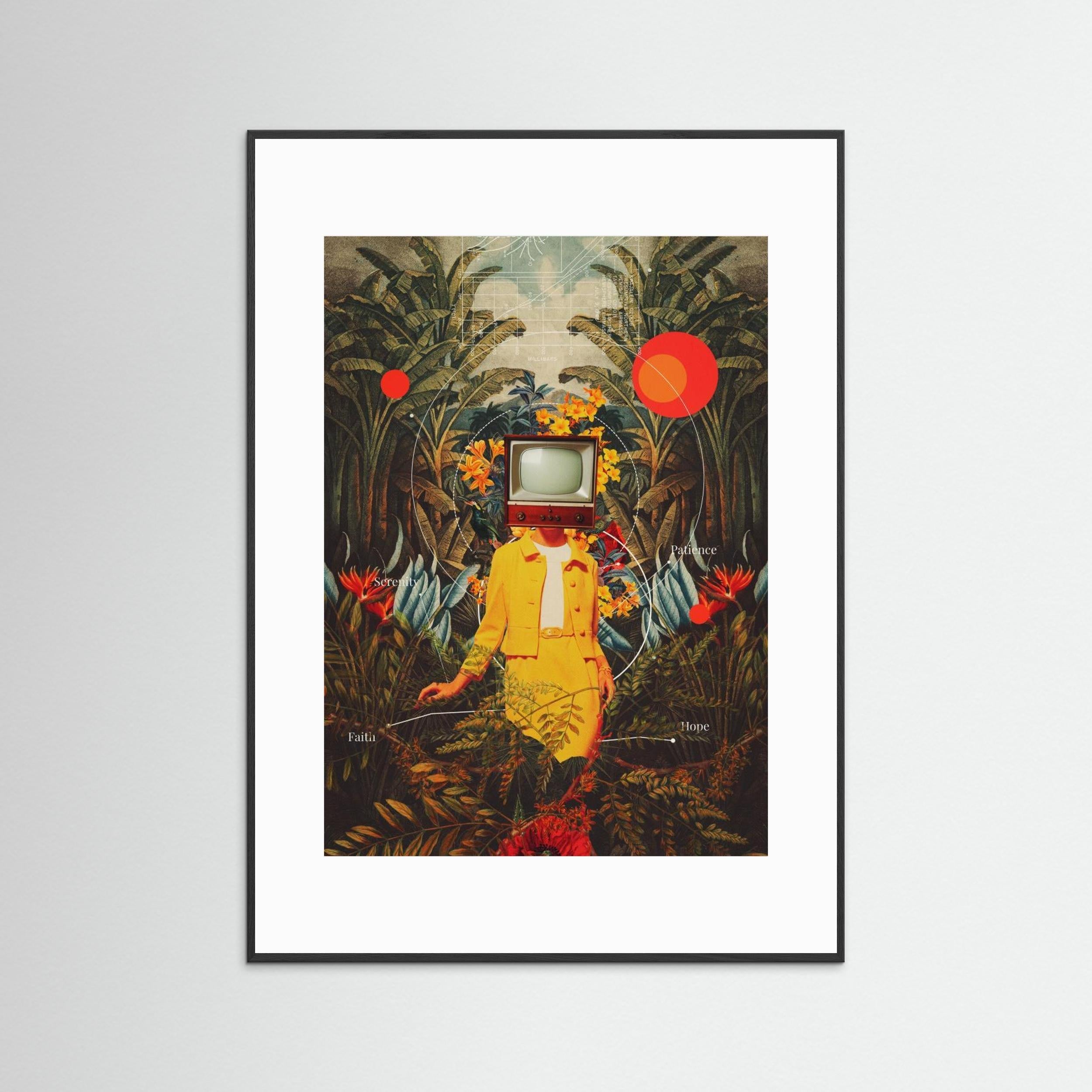 She Came From the Wilderness by Frank Moth - Fine Art Paper Print - dreamtprint.art - 14 x 21 cm / 5 x 8″ (A5)