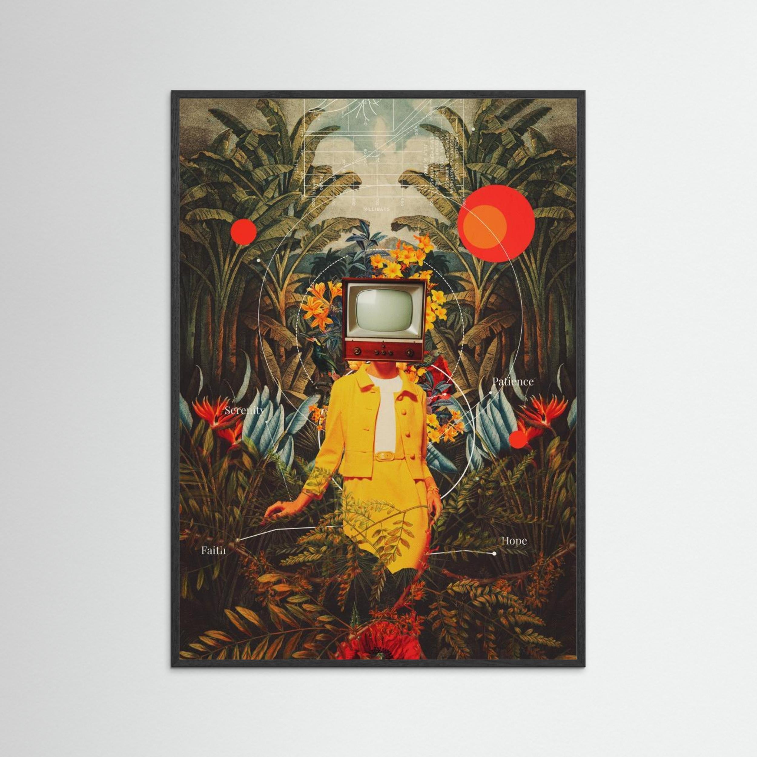 She Came From the Wilderness by Frank Moth - Fine Art Paper Print - dreamtprint.art - 14 x 21 cm / 5 x 8″ (A5)