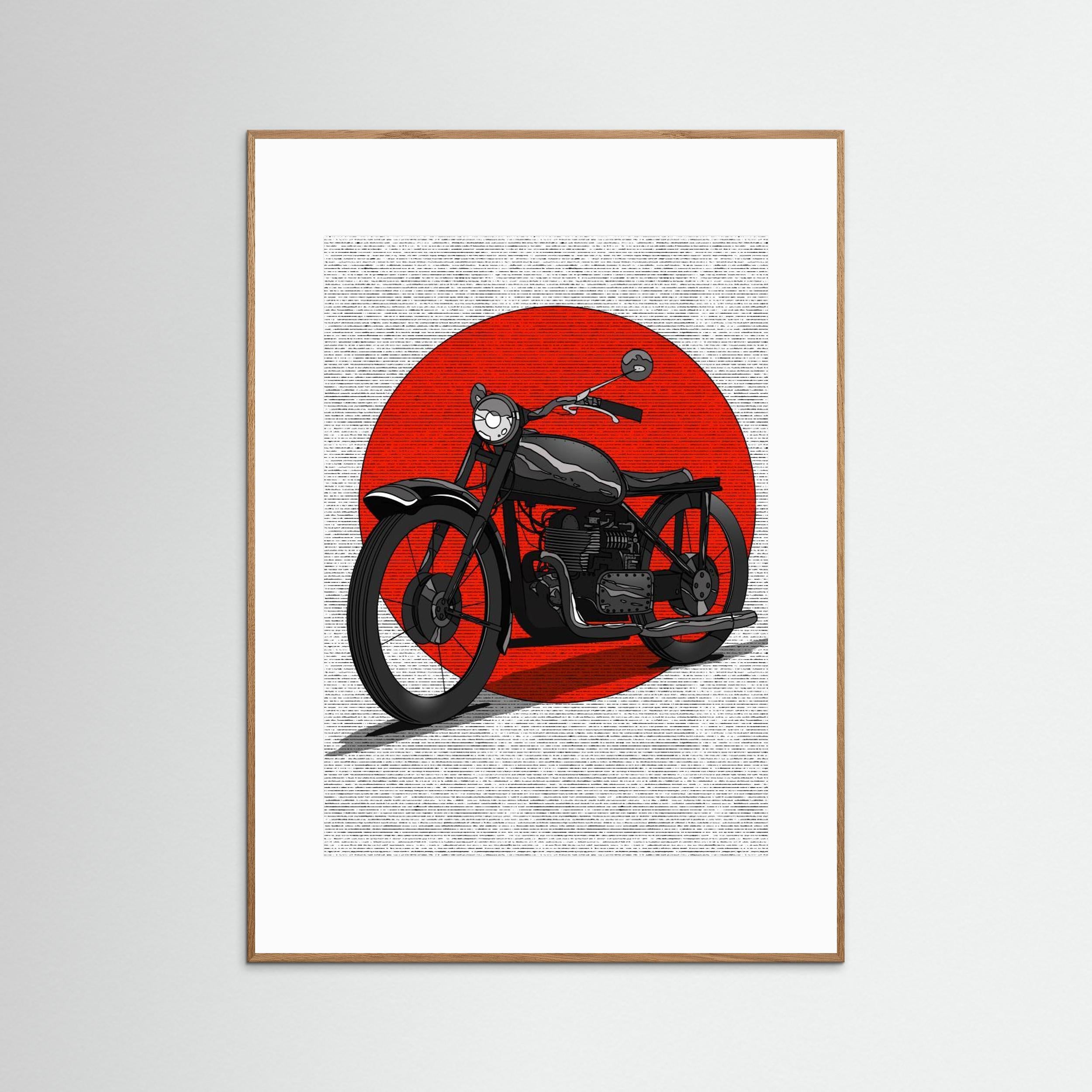 Japanese Motorbike by Nicholas