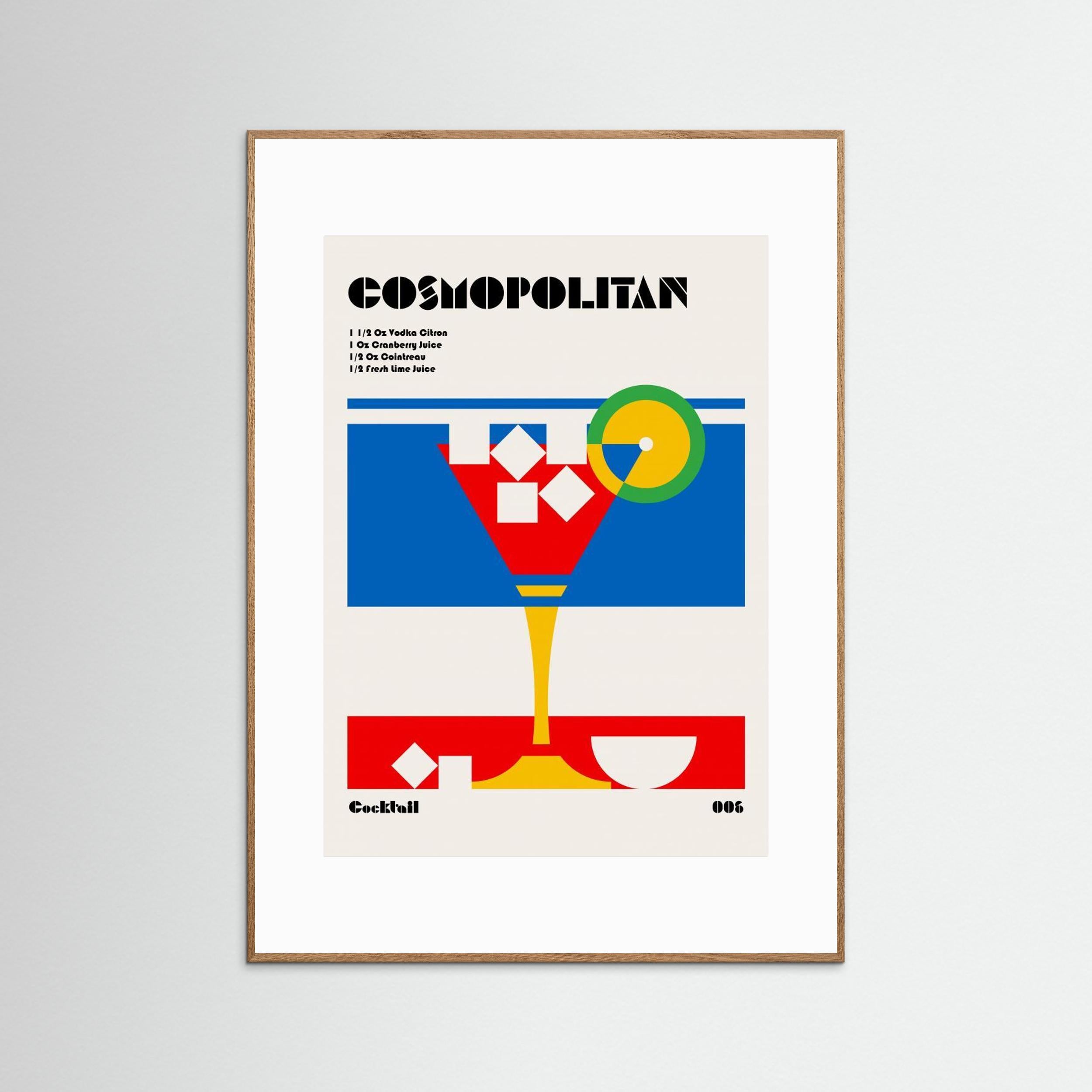 Cosmopolitan Bauhaus Cocktail by Retrodrome