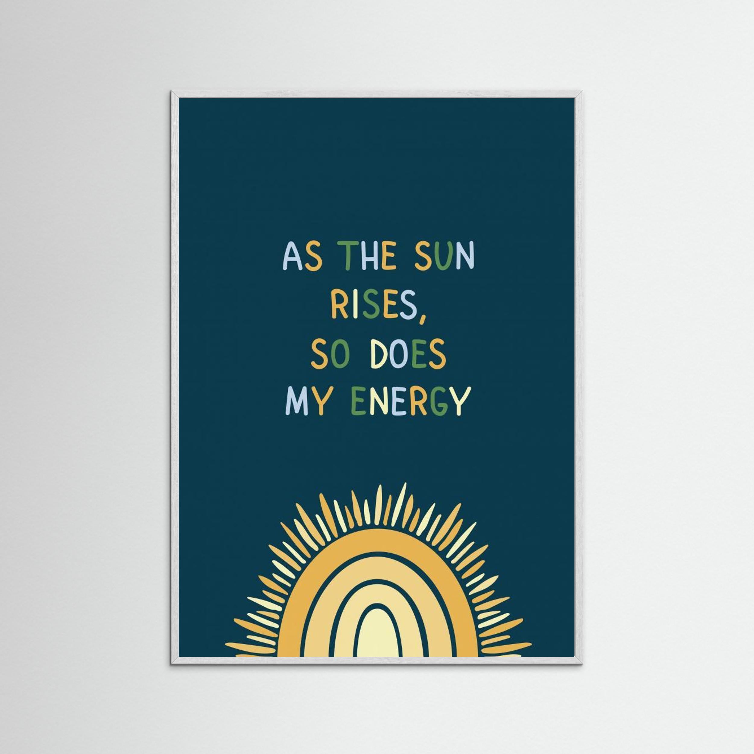 What a Wonderful World - Affirmation Poster 03 by Olena Kovalova