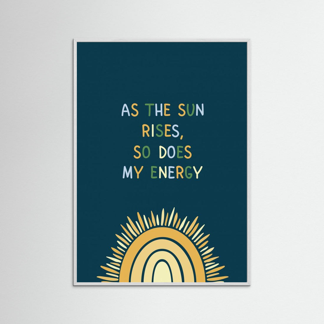 What a Wonderful World - Affirmation Poster 03 by Olena Kovalova