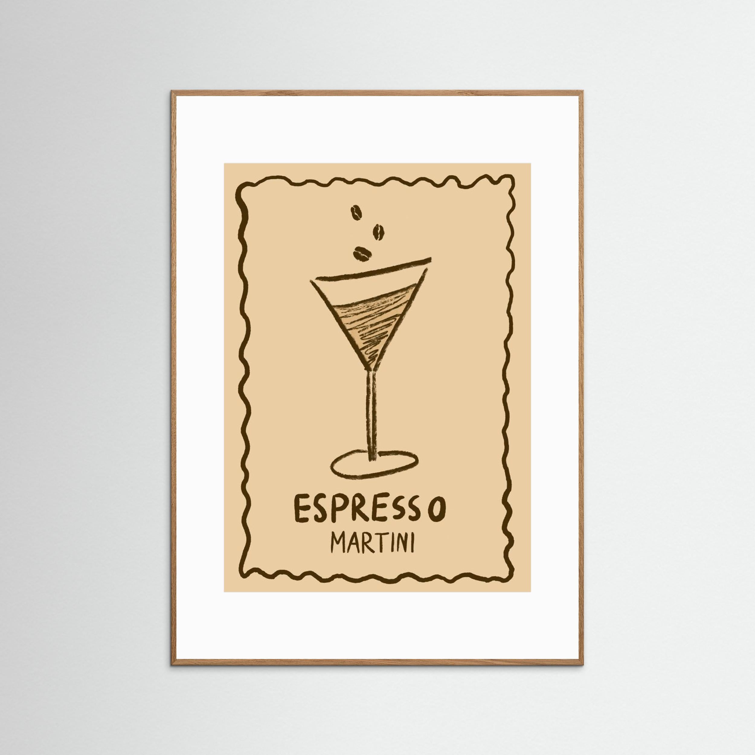 Poster Espresso Martini Up by Studio Dolci