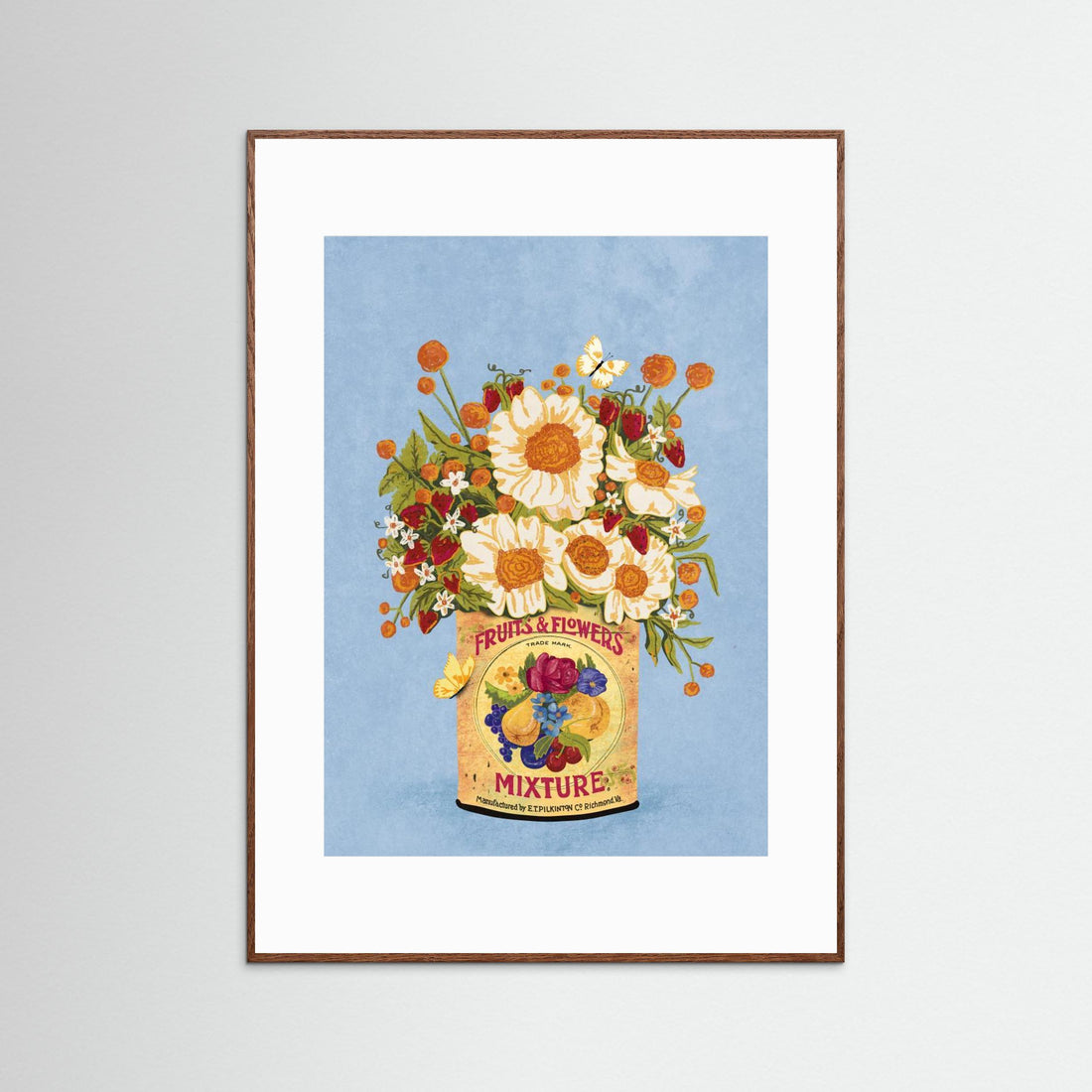 Flowers In a Vintage Tea Can by Raissa Oltmanns
