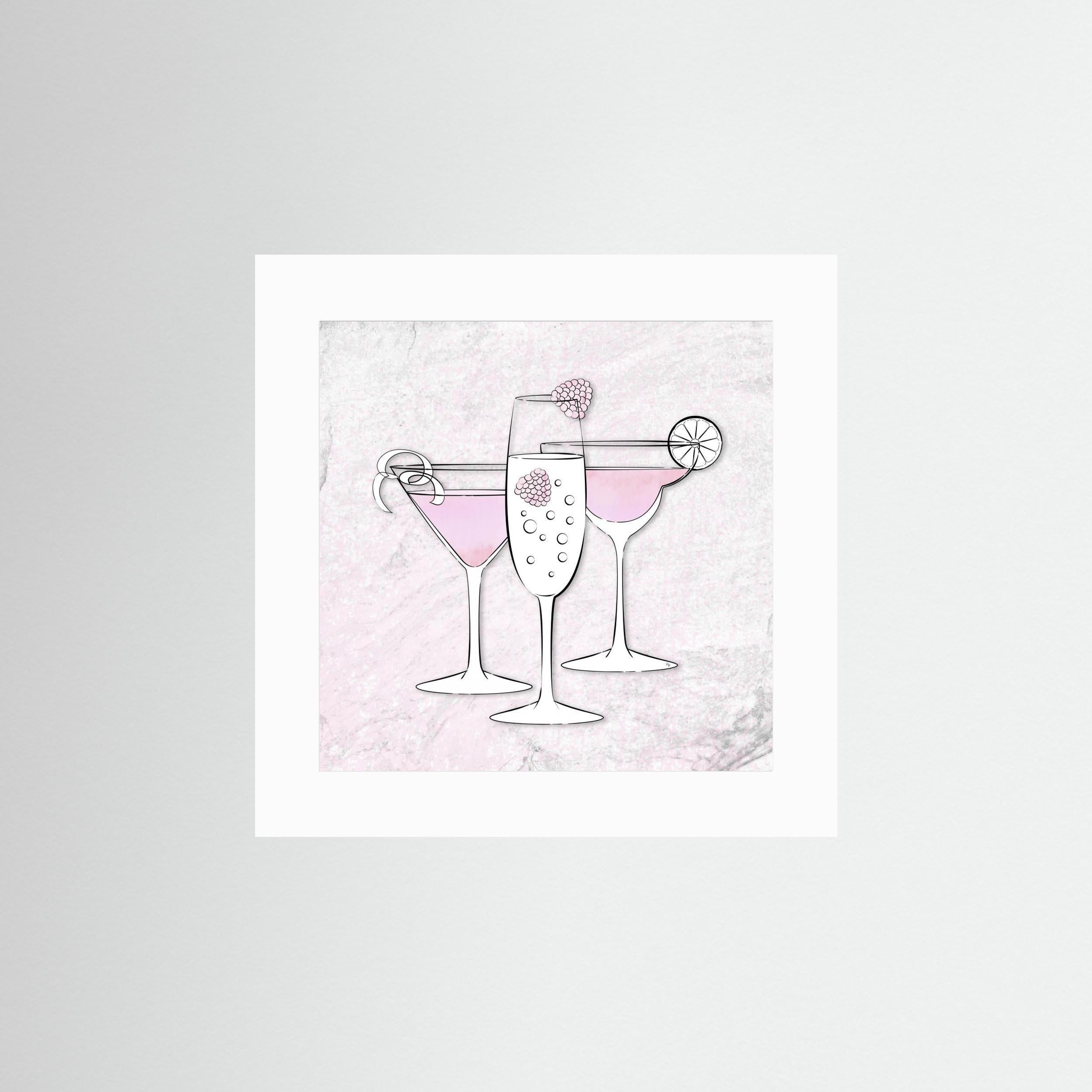 Pink Drinks by Martina