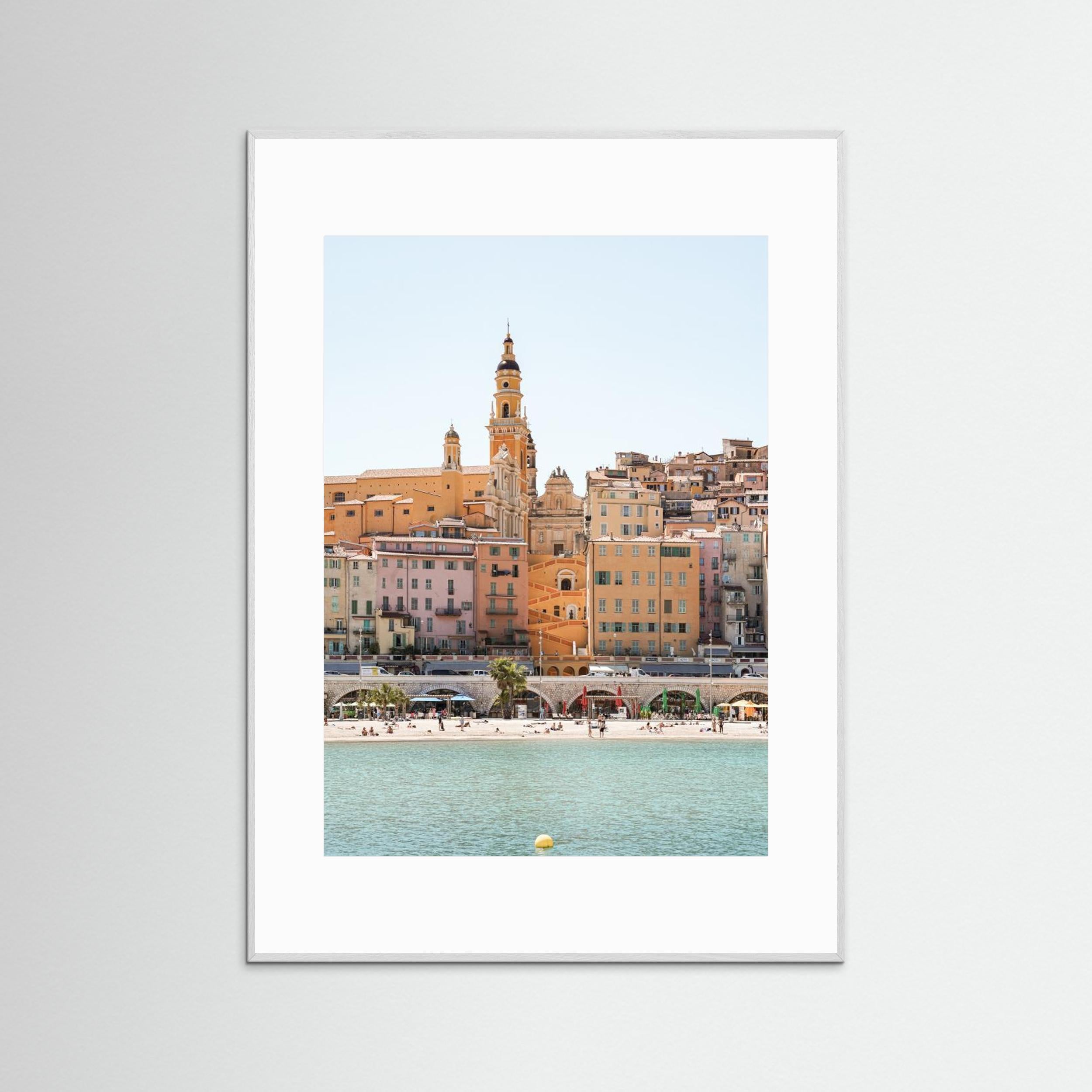 Skyline of Menton by Henrike Schenk
