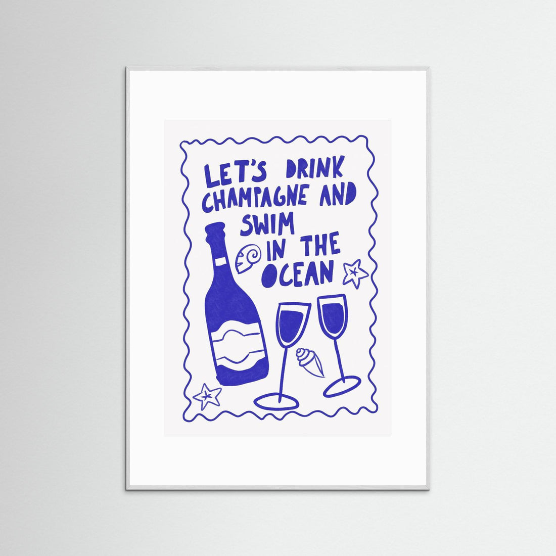 Champagne by the ocean by Athene Fritsch