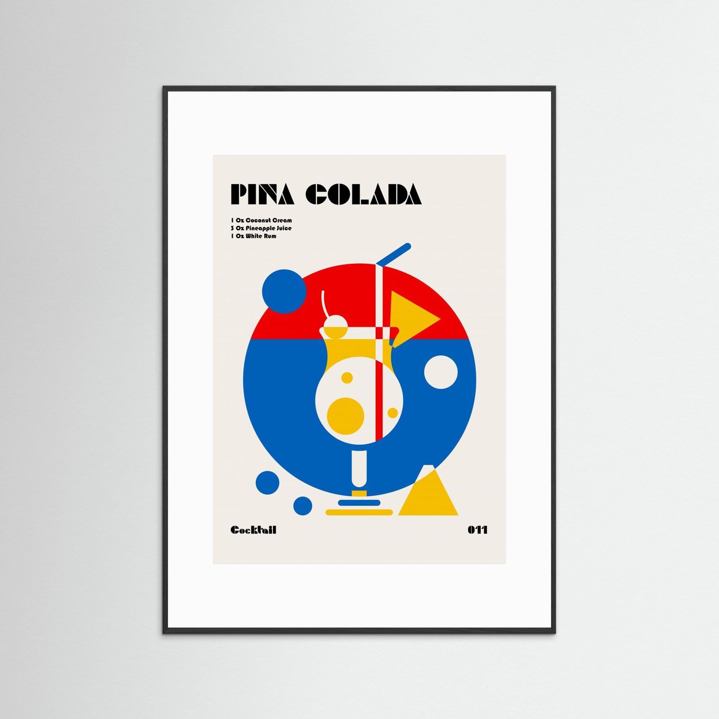 Pina Colada Bauhaus Cocktail by Retrodrome