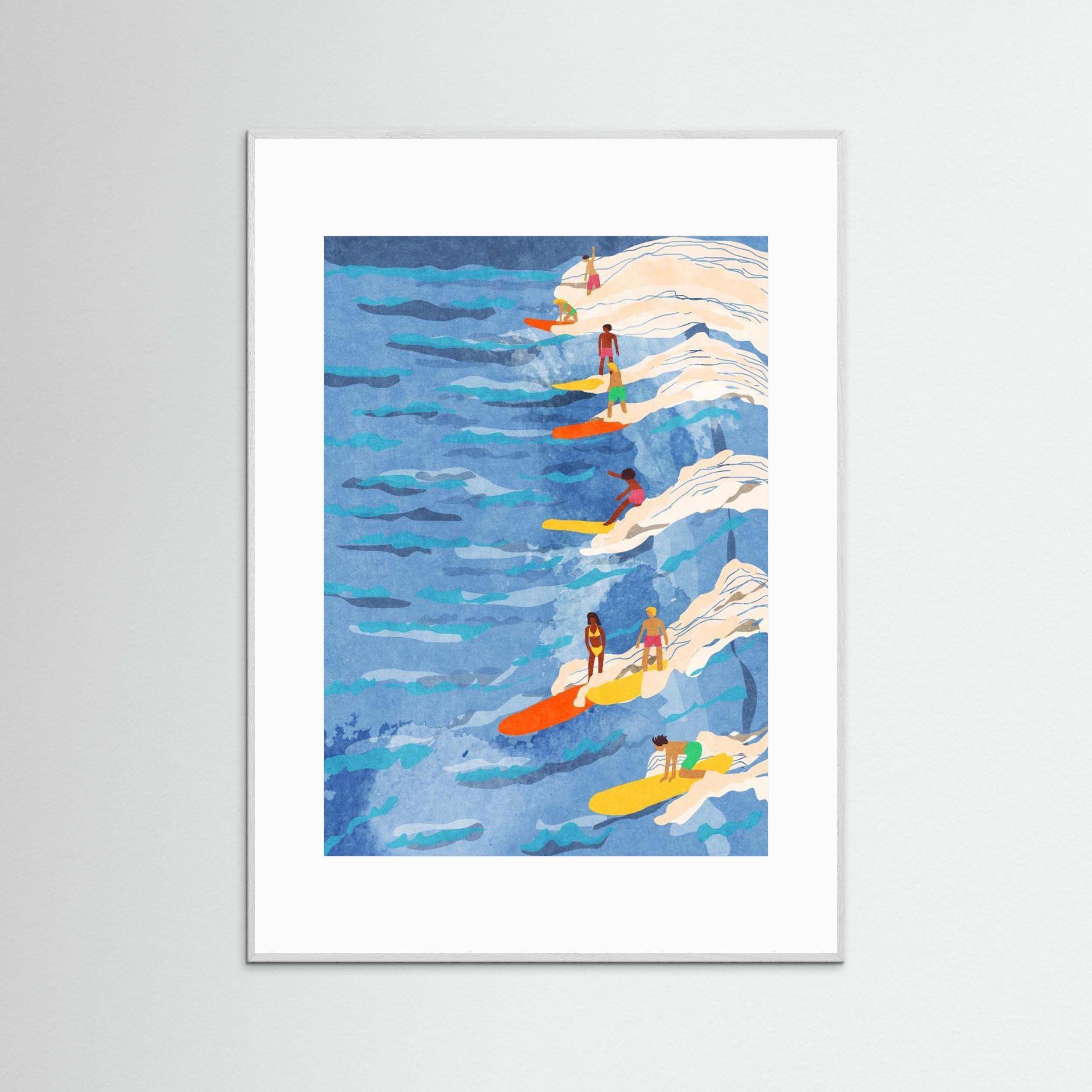 chilled surfing by Raissa Oltmanns