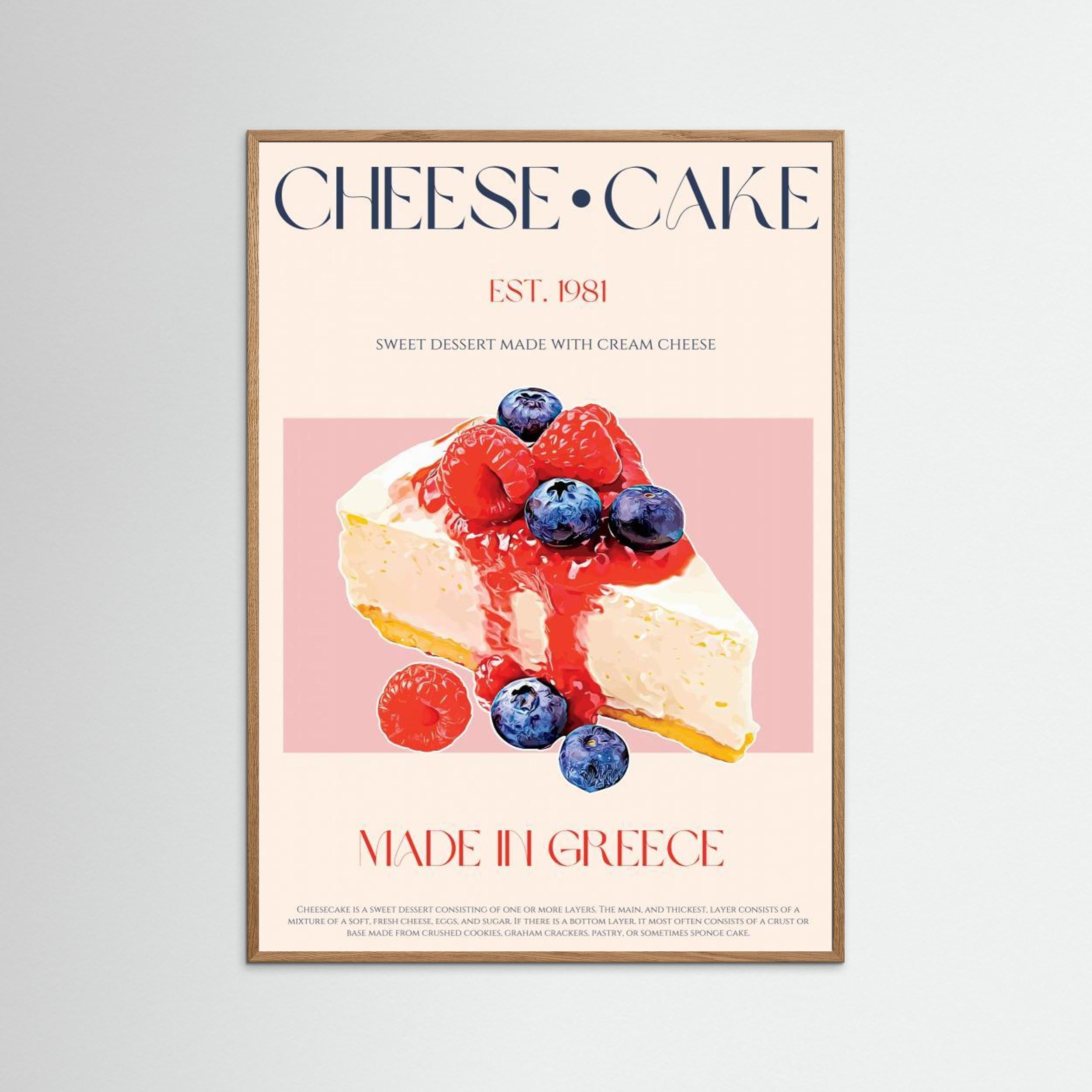 23ratiocheesecakeprint by Nazma Khokhar