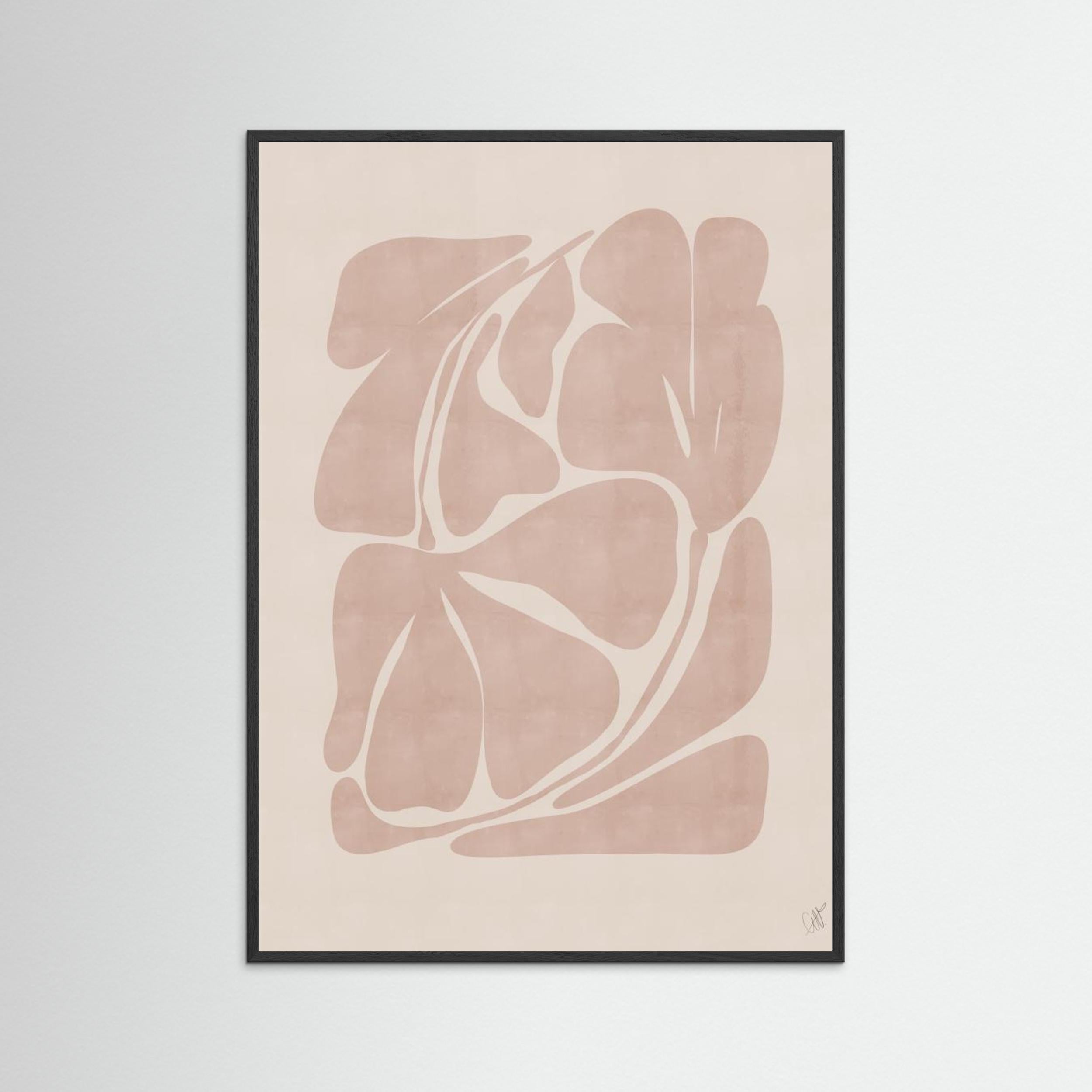 Beige Abstract Shapes by Anne Marie Volfova