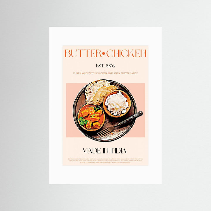 23ratiobutterchickenprint by Nazma Khokhar